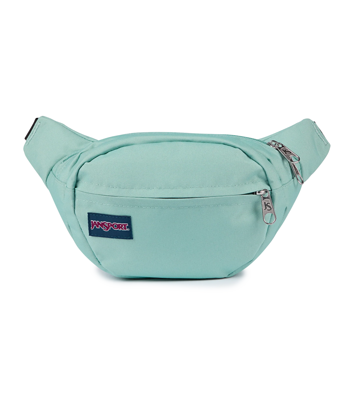 JanSport Fifth Avenue Fanny Pack in Faded Sage — front view # color_Faded Sage