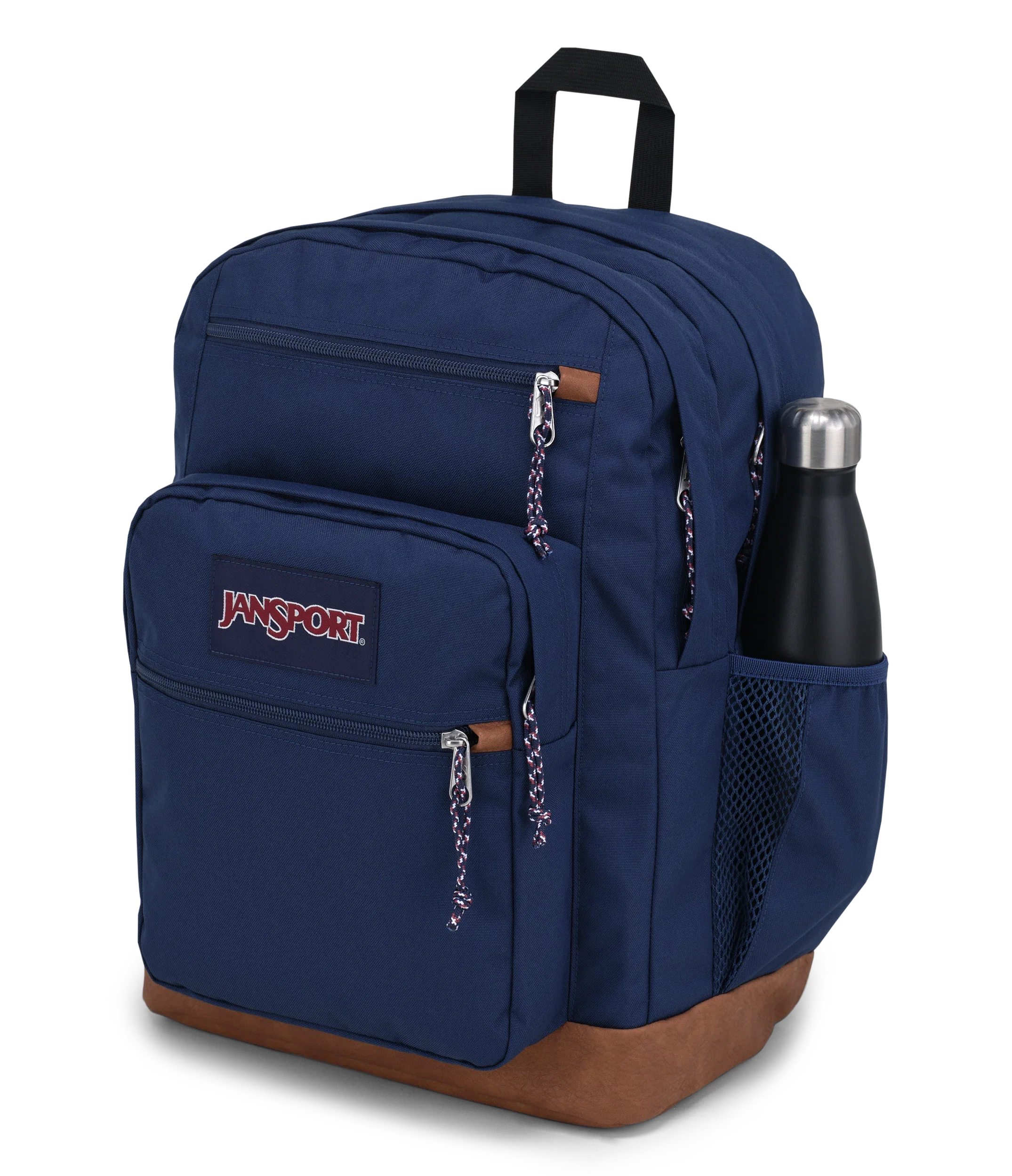 JanSport Cool Student Backpack 34L in Navy — detail view # color_Navy