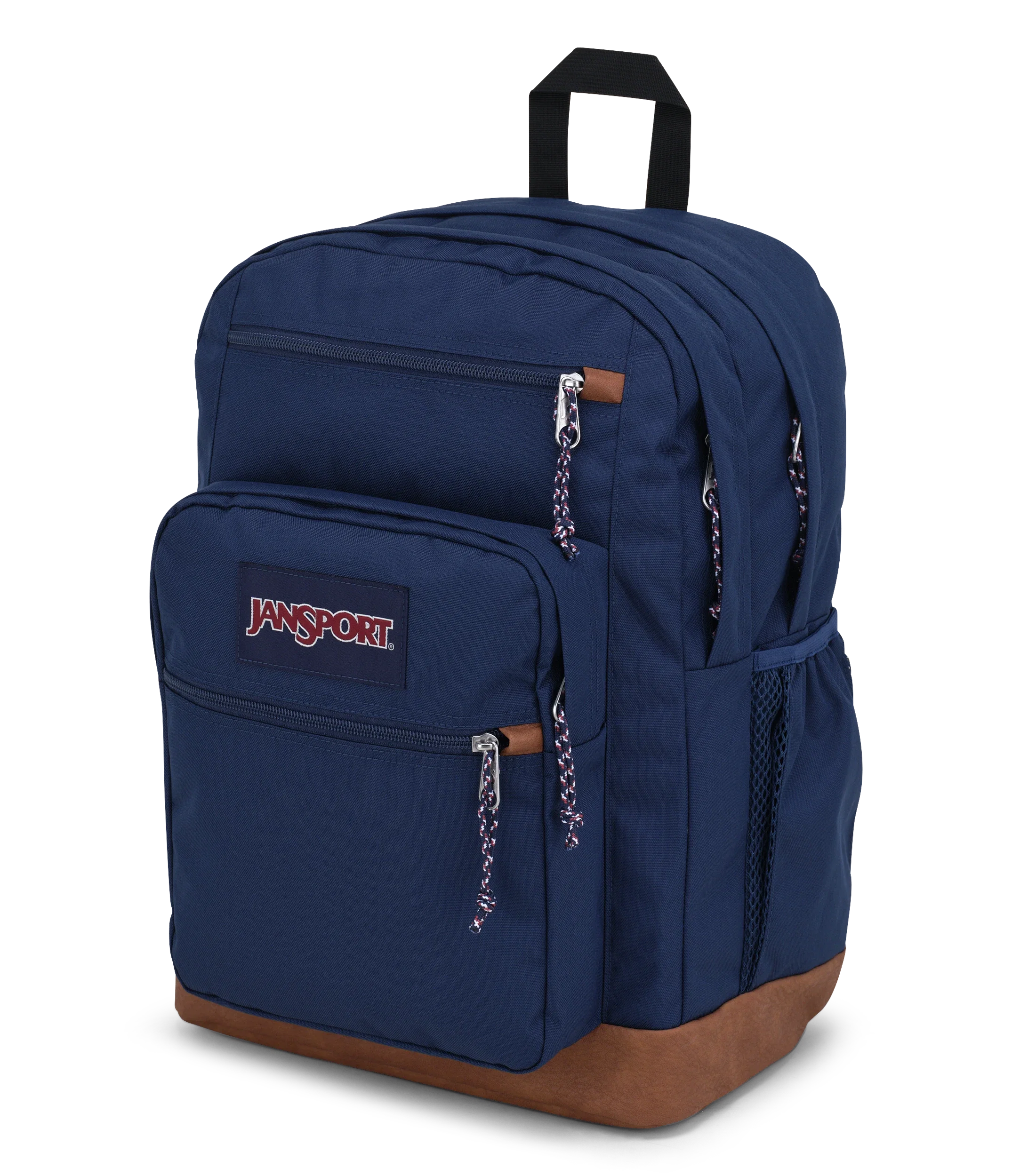 JanSport Cool Student Backpack 34L in Navy — angle view 2 # color_Navy