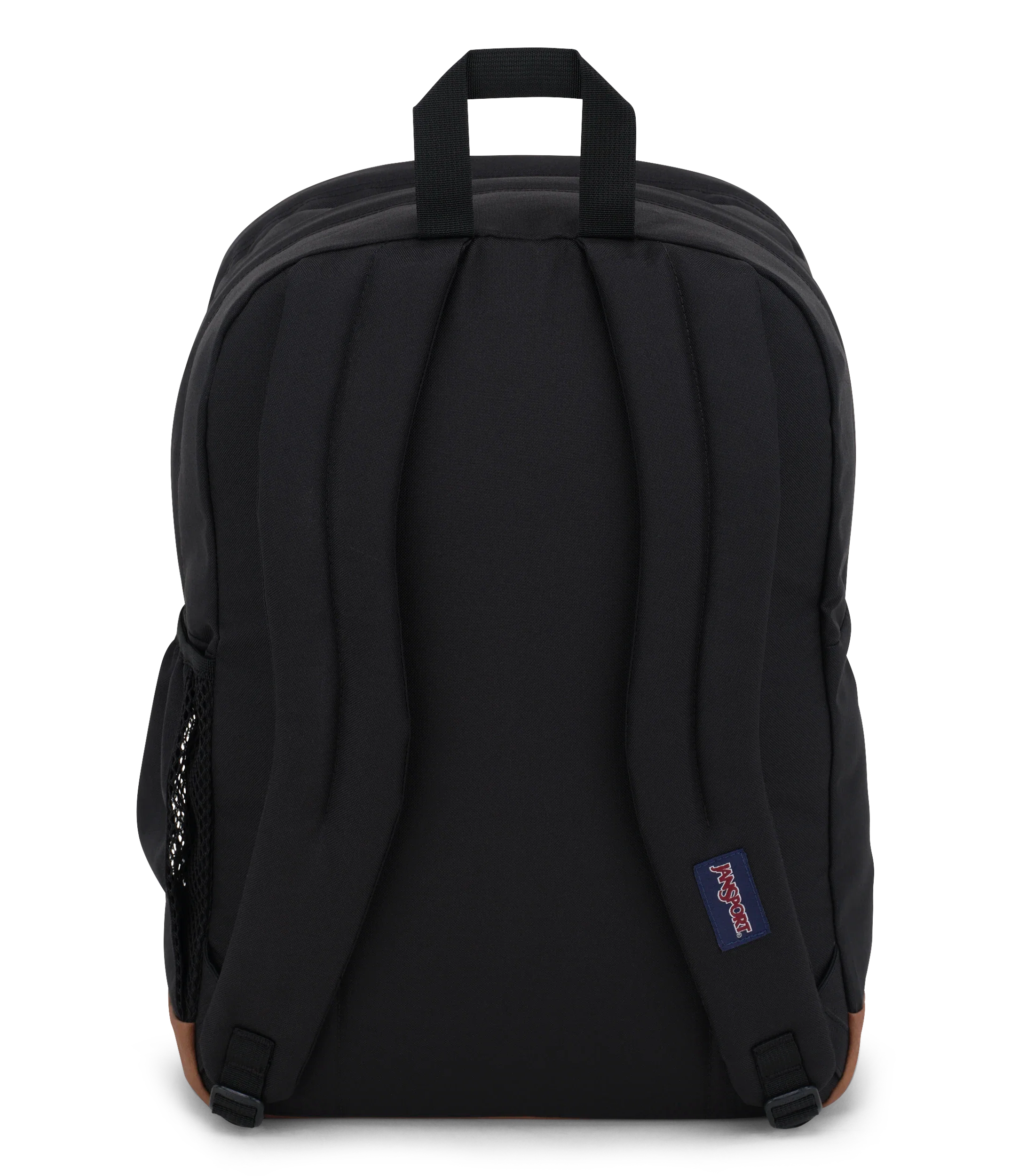 JanSport Cool Student Backpack 34L in Black — back view # color_Black