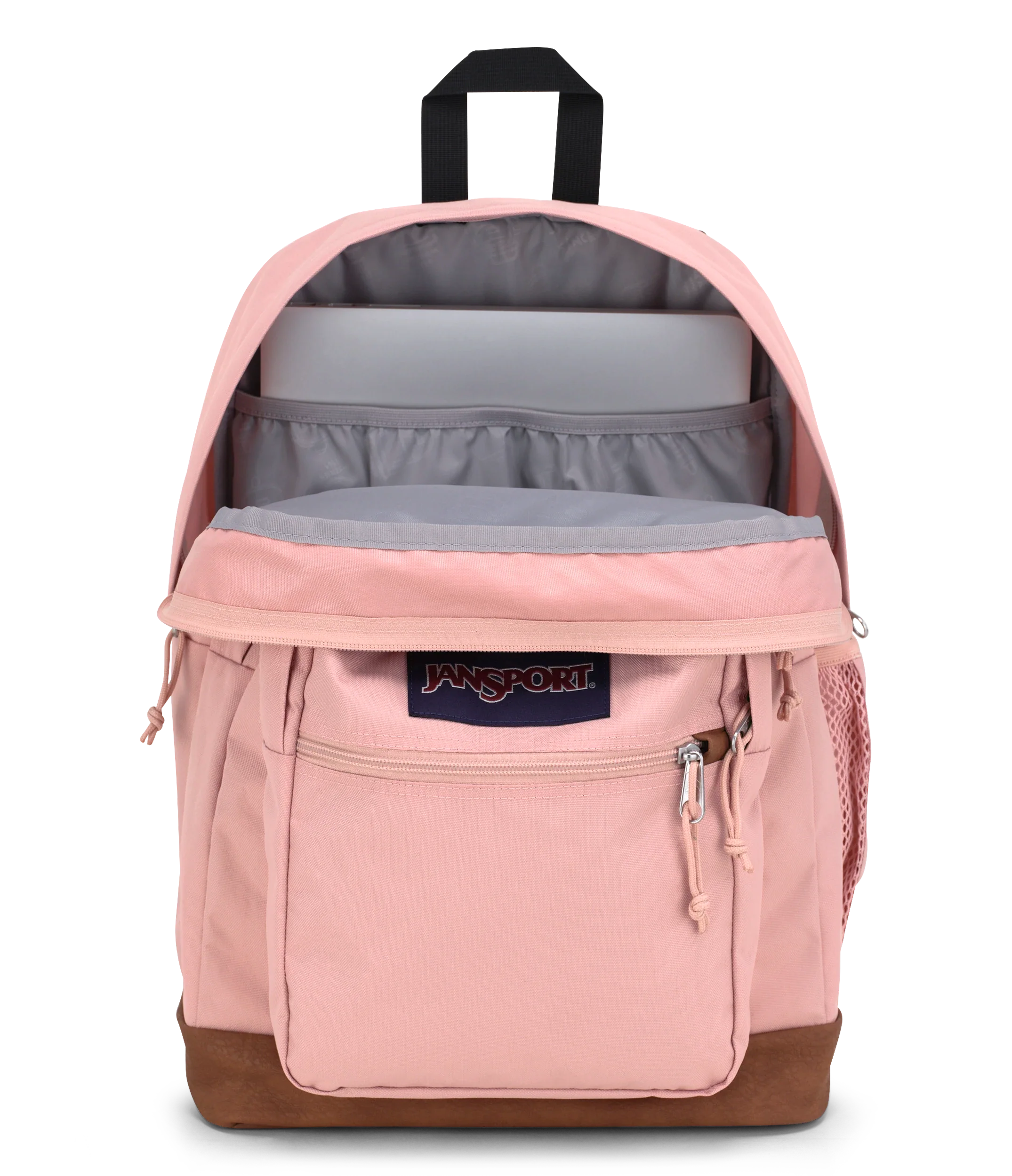 JanSport Cool Student Backpack 34L in Misty Rose — detail view 2 # color_Misty Rose