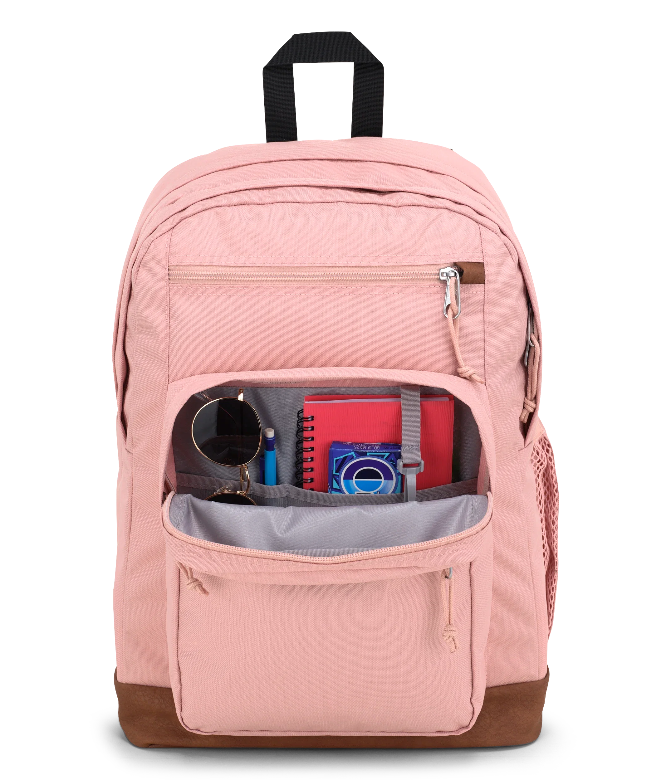 JanSport Cool Student Backpack 34L in Misty Rose — detail view 3 # color_Misty Rose
