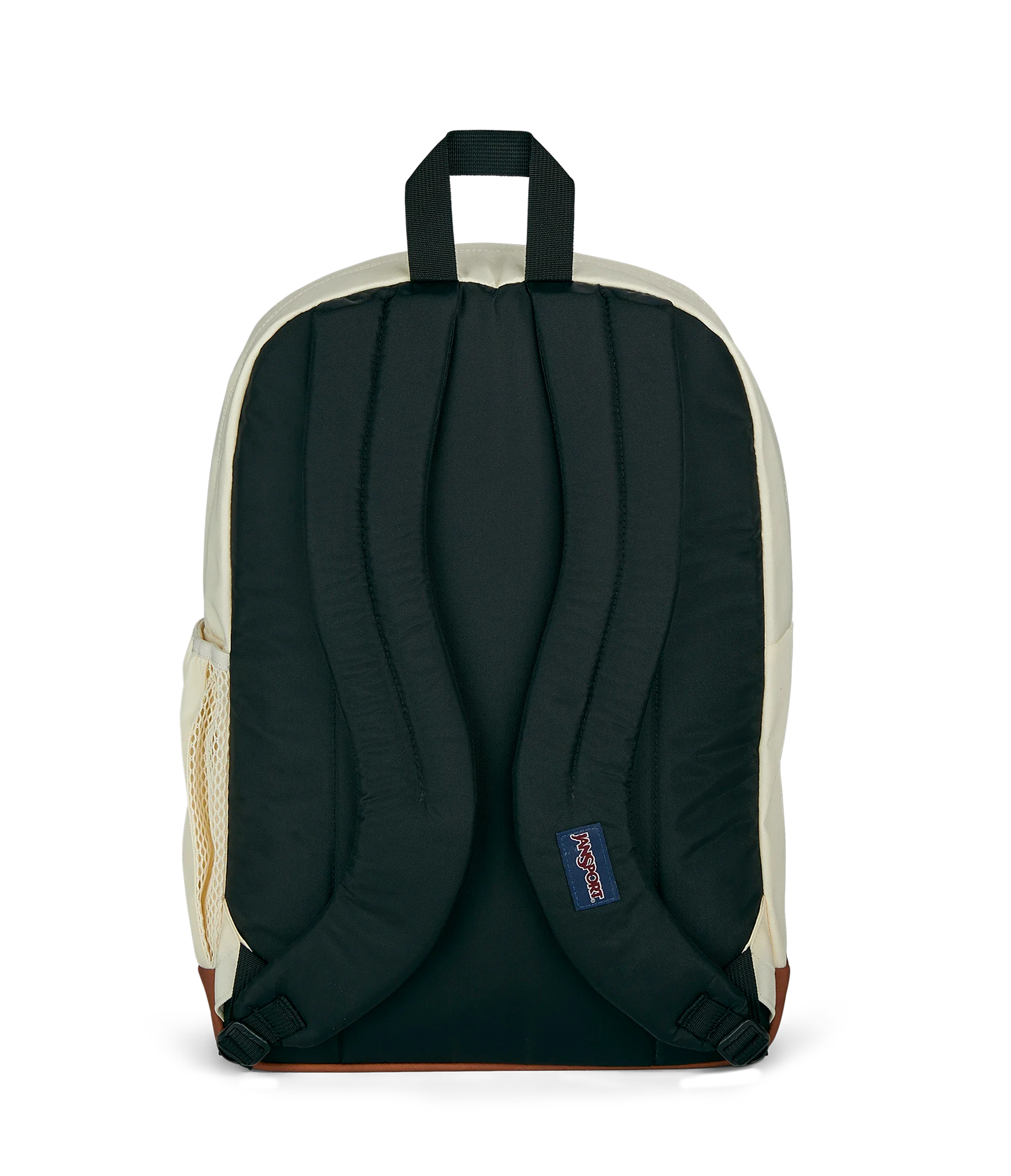 JanSport Cool Student Backpack 34L in Coconut — back view # color_Coconut