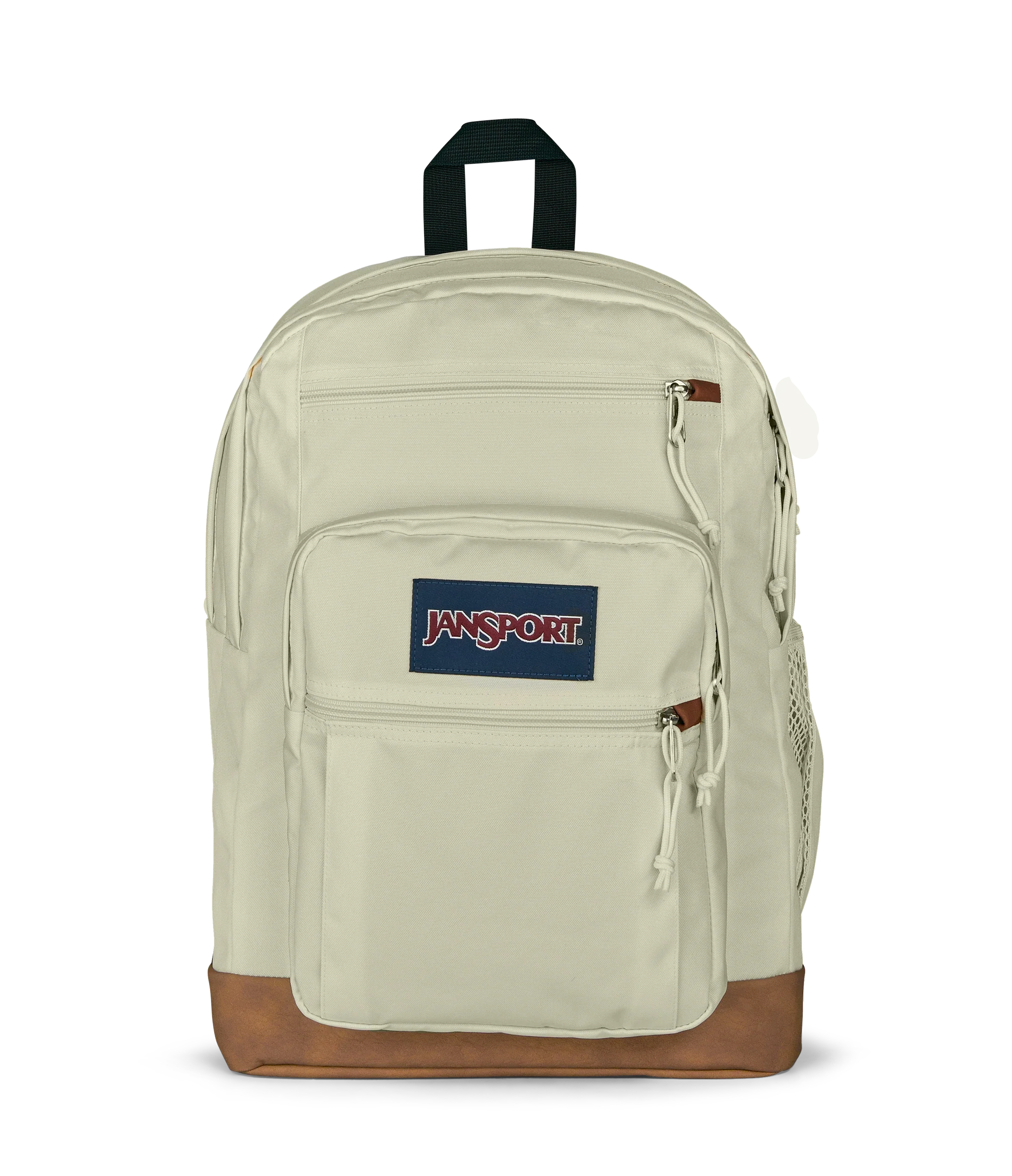 JanSport Cool Student Backpack 34L in Coconut — front view # color_Coconut