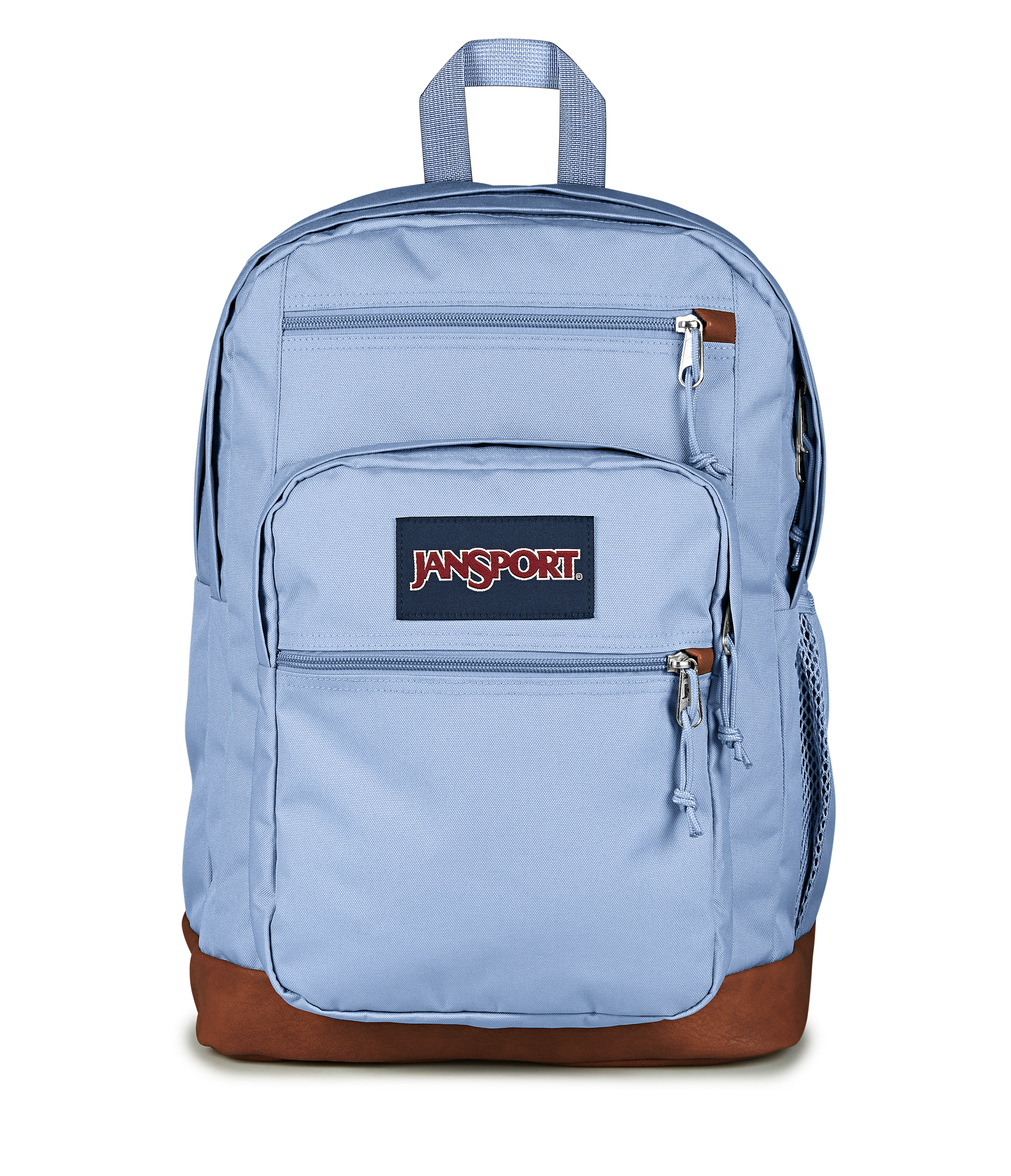 JanSport Cool Student Backpack 34L in Hydrangea — front view # color_Hydrangea