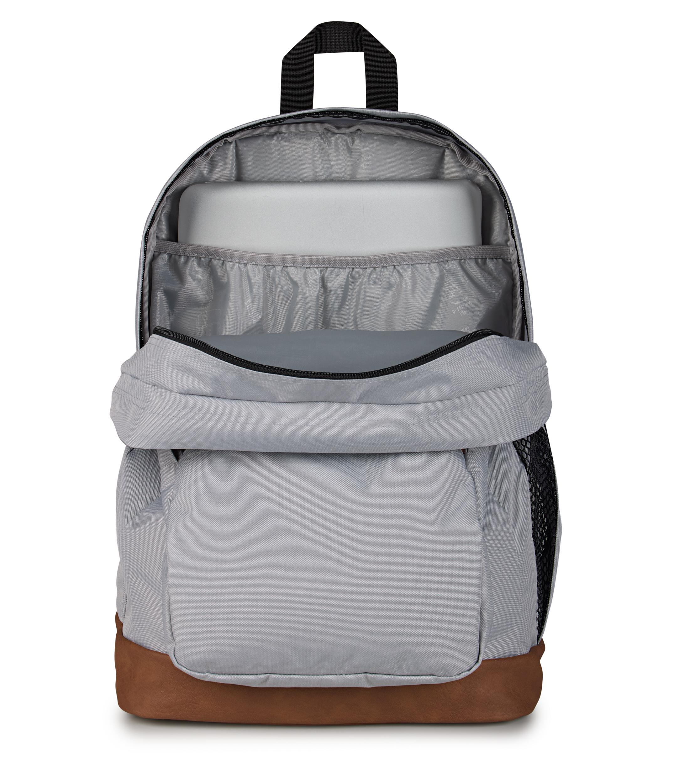 JanSport Cool Student Backpack 34L in Grounded Grey — detail view 2 # color_Grounded Grey
