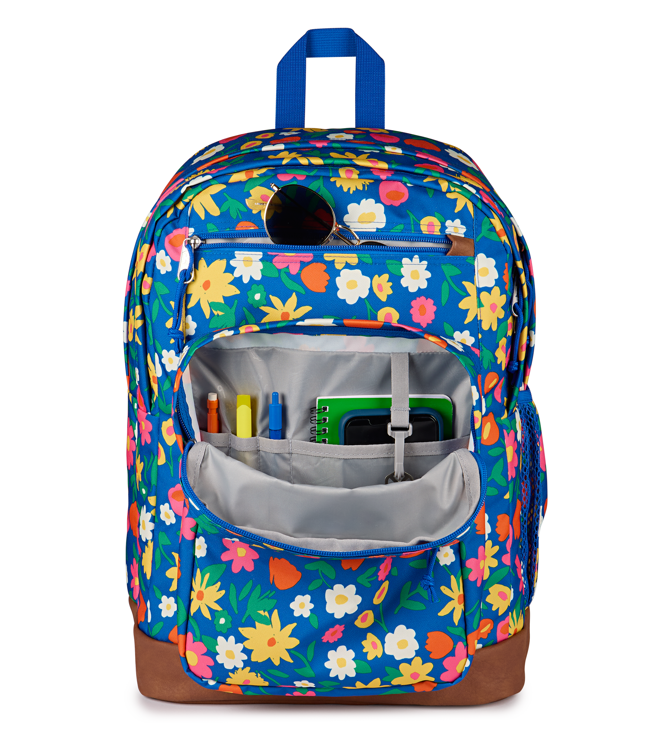 JanSport Cool Student Backpack 34L in Flower Market — detail view 3 # color_Flower Market