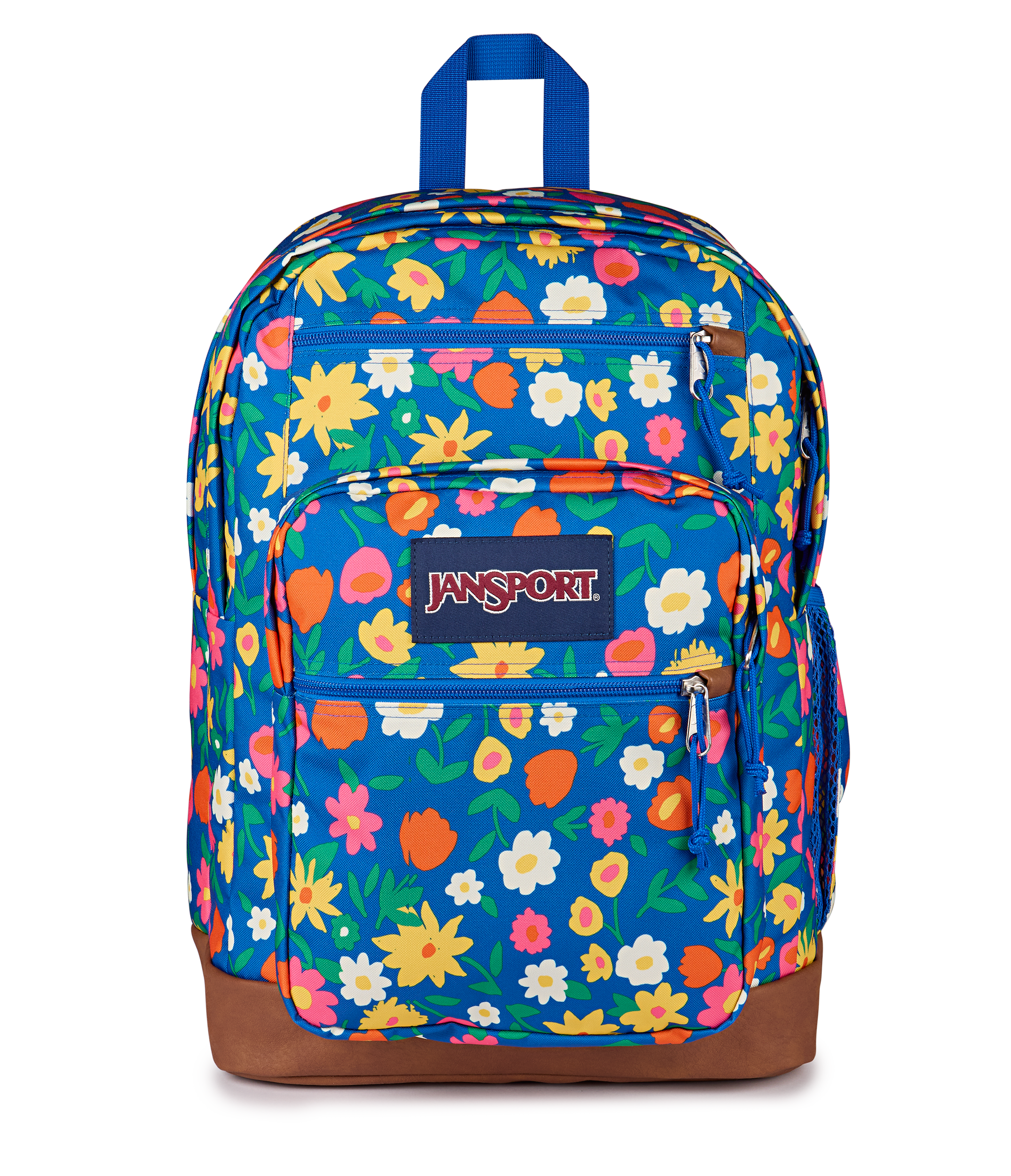 JanSport Cool Student Backpack 34L in Flower Market — front view # color_Flower Market