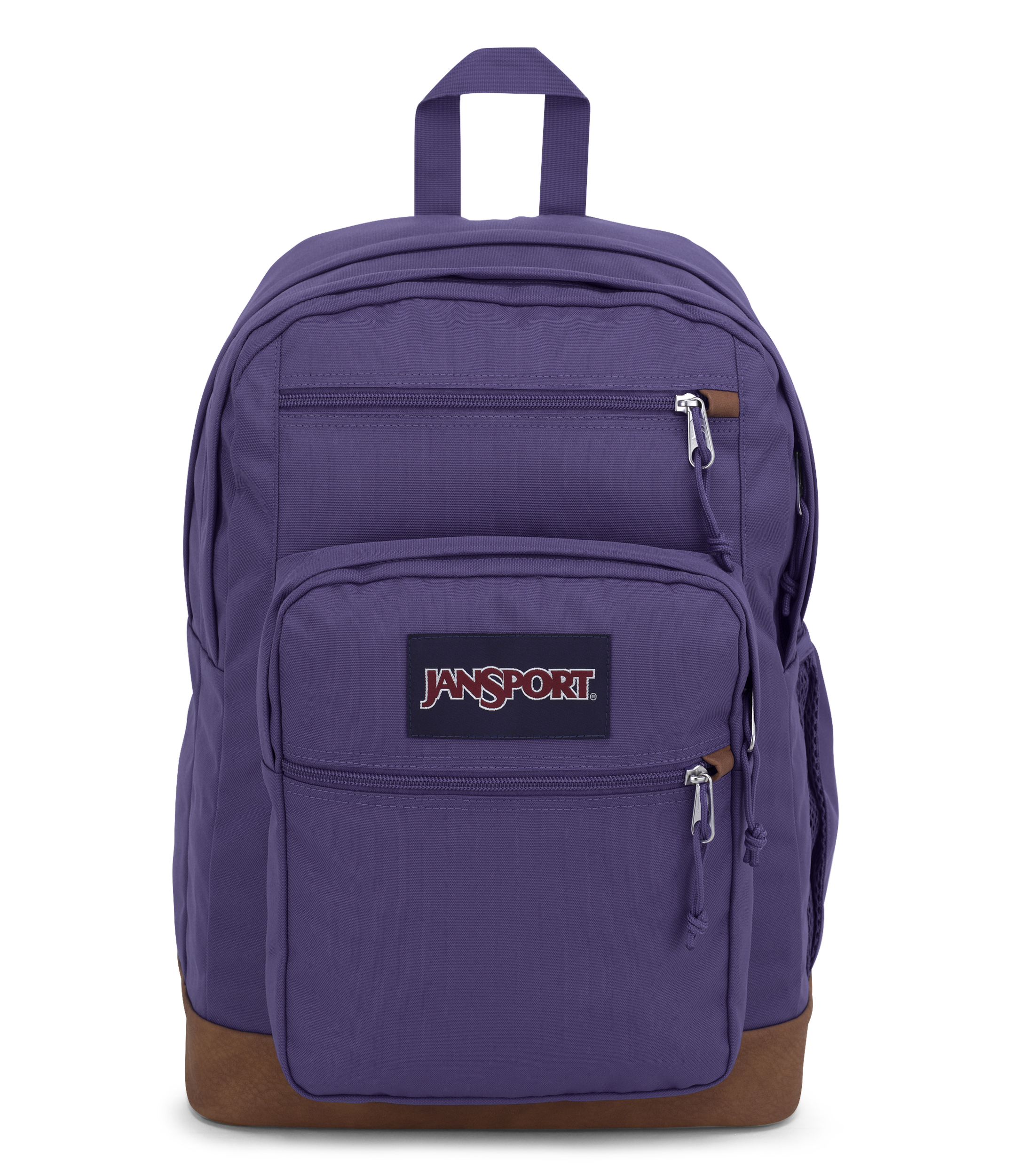 JanSport Cool Student Backpack 34L in Grape Jelly — front view # color_Grape Jelly