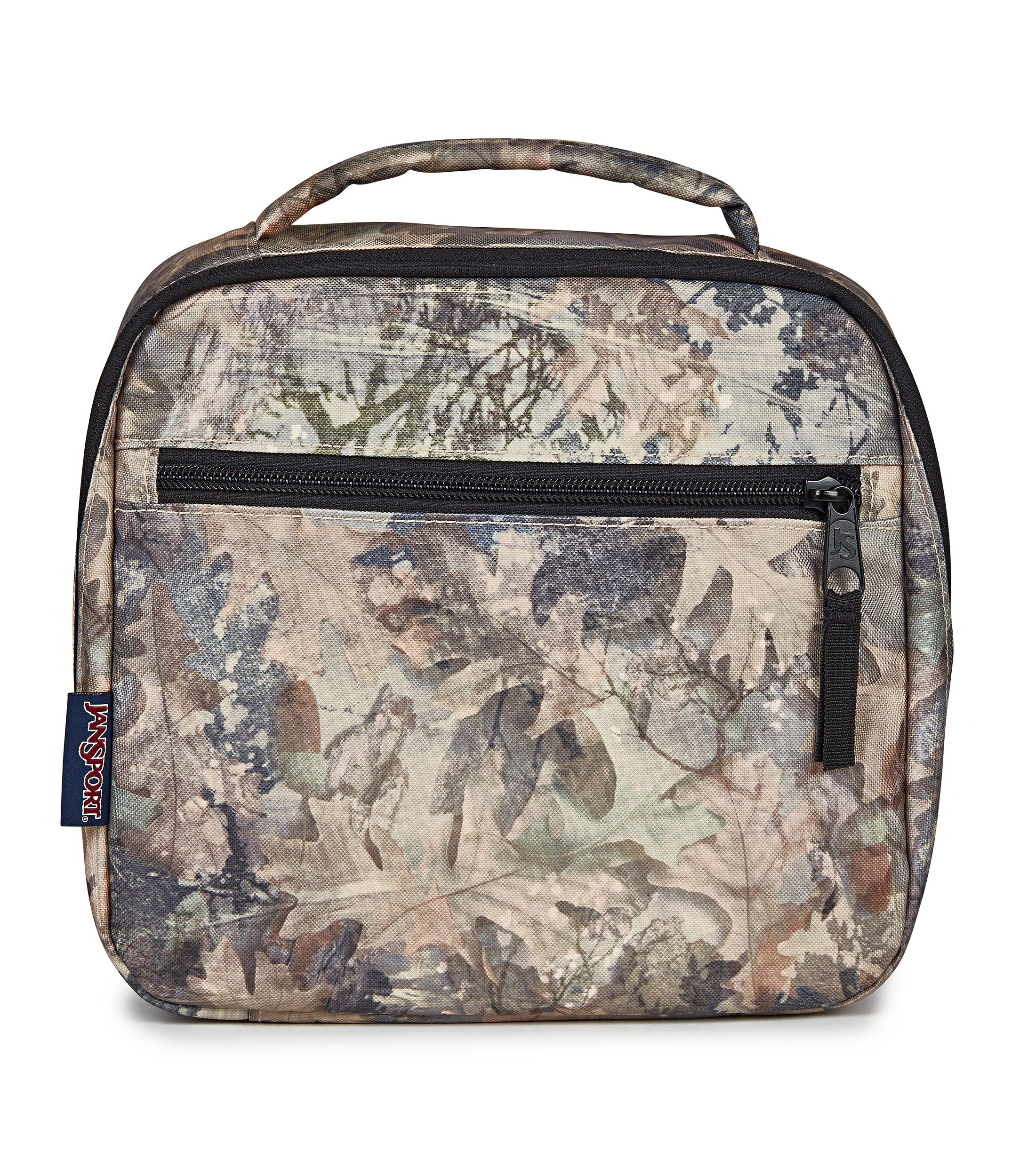 JanSport Lunch Break in Bogcore Camo — front view