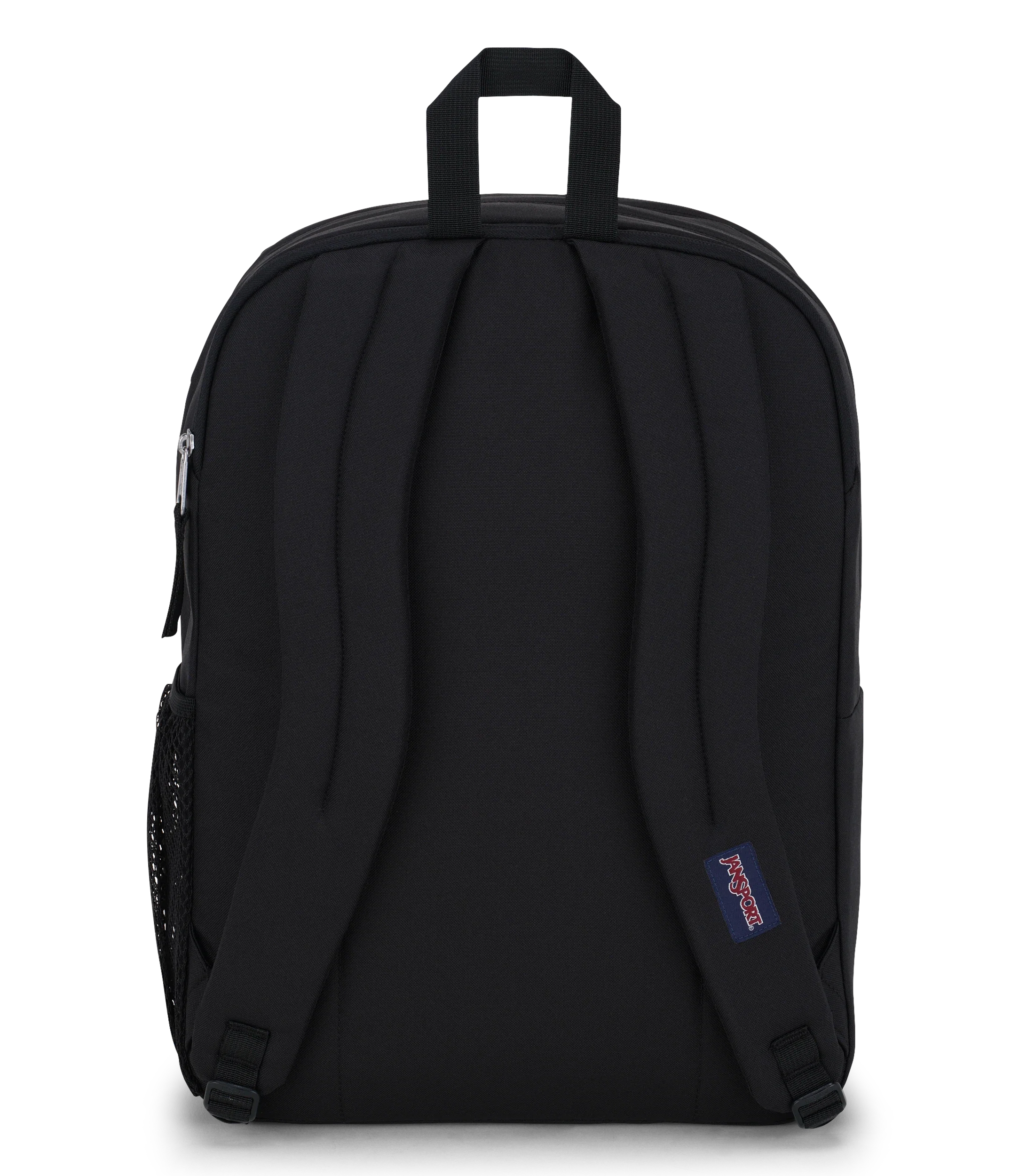 JanSport Big Student Backpack 34L in Black — back view # color_Black