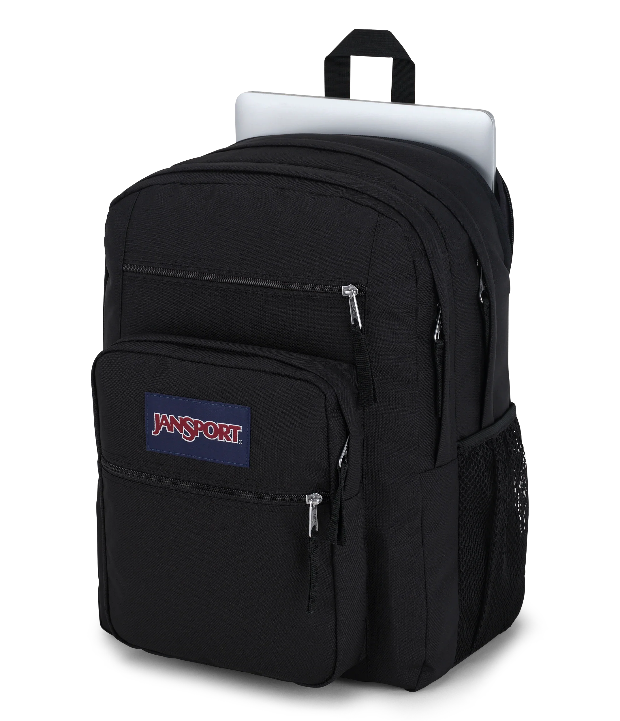 JanSport Big Student Backpack 34L in Black — detail view 2 # color_Black