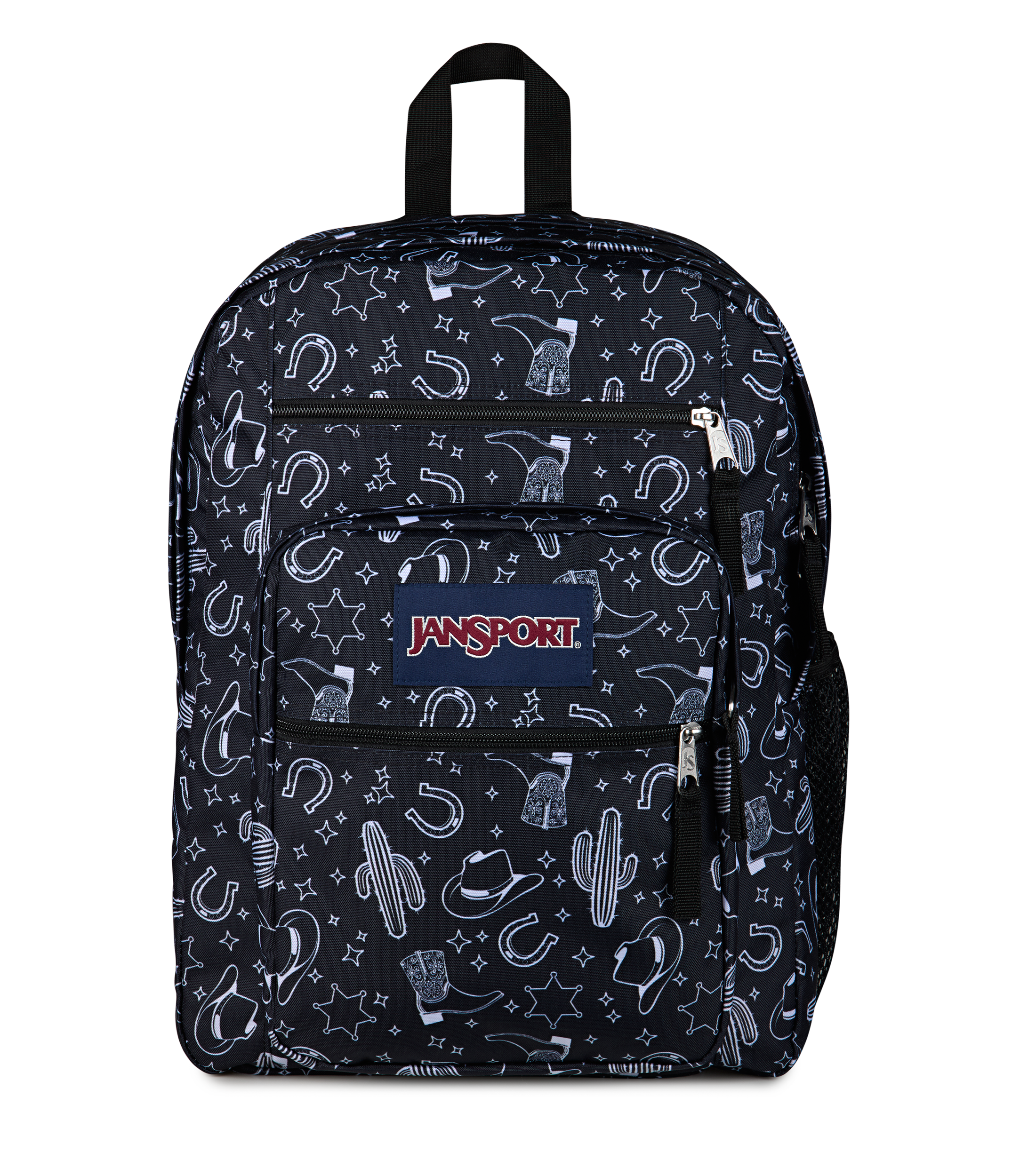 JanSport Big Student Backpack 34L in Wild West Escape — front view # color_Wild West Escape