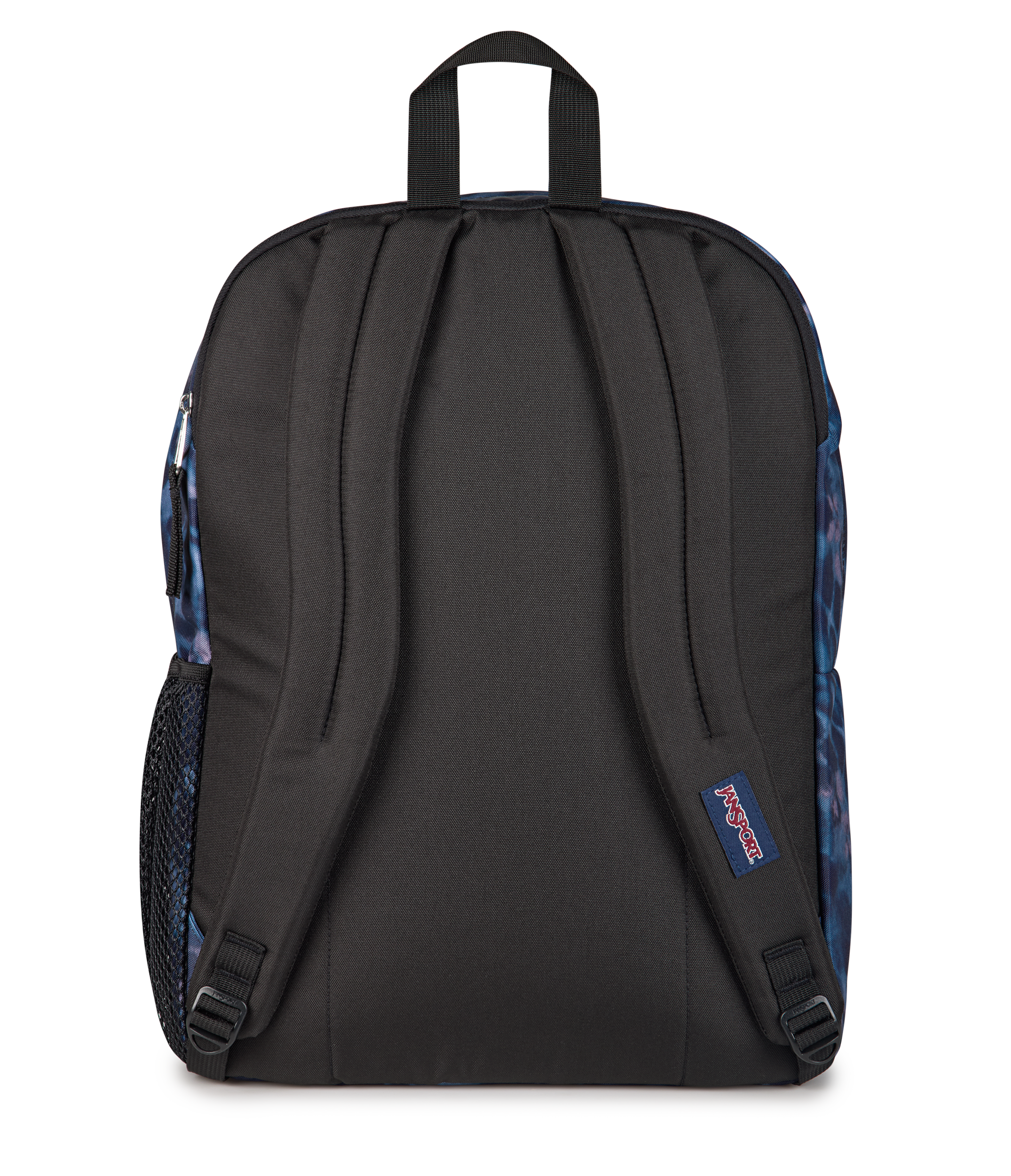 JanSport Big Student Backpack 34L in Ghostly Floral — back view # color_Ghostly Floral