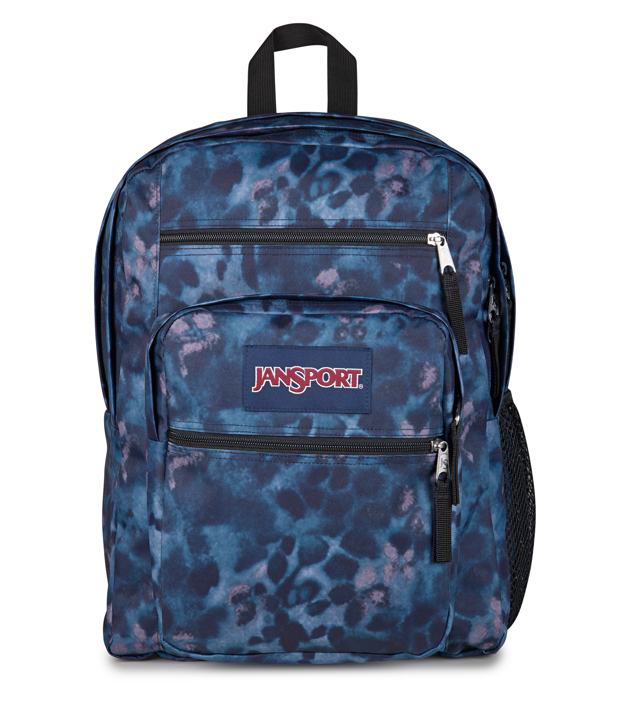 JanSport Big Student Backpack 34L in Ghostly Floral — front view # color_Ghostly Floral