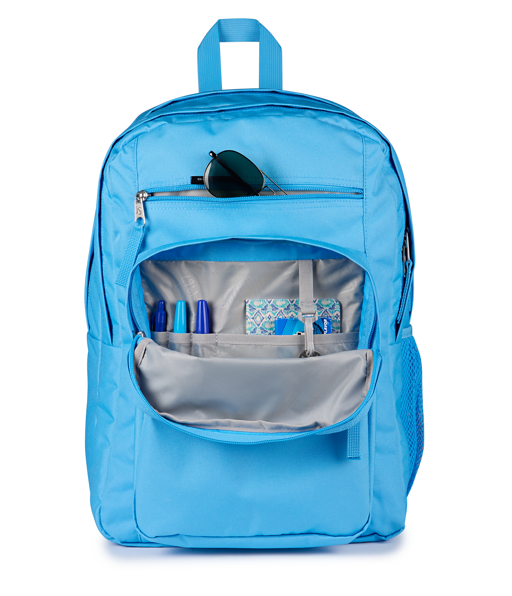 JanSport Big Student Backpack 34L in Electric Azul — detail view 3 # color_Electric Azul