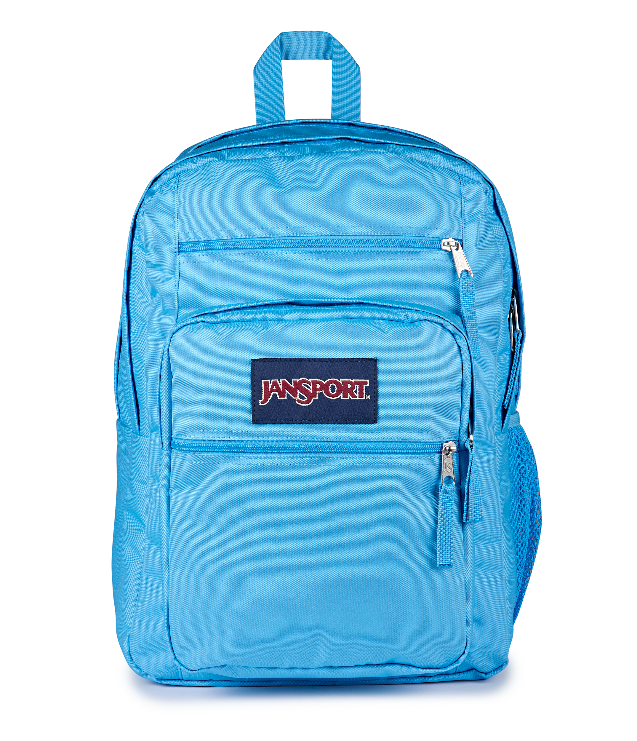 JanSport Big Student Backpack 34L in Electric Azul — front view # color_Electric Azul