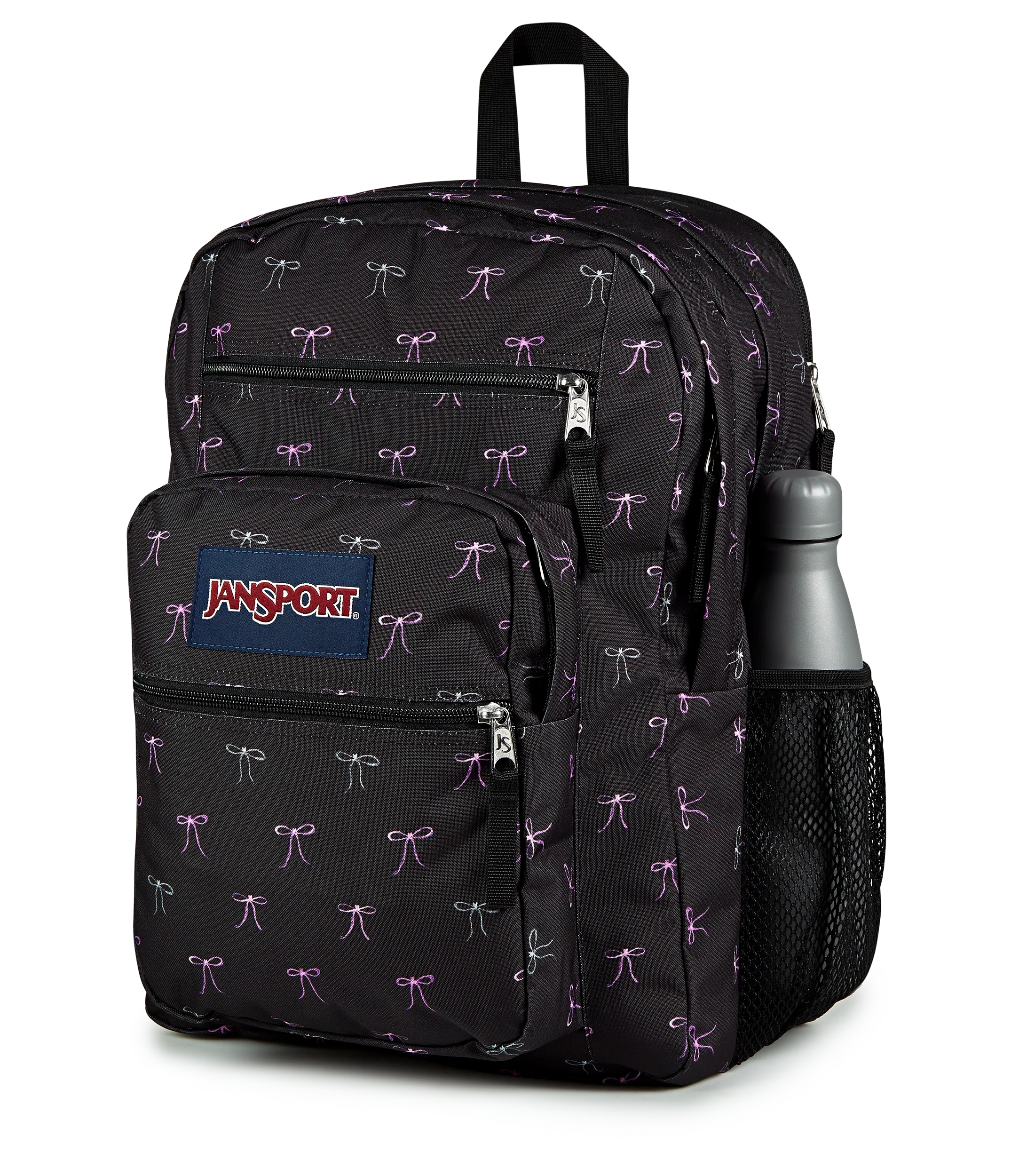 JanSport Big Student Backpack 34L in Bad Bows — detail view # color_Bad Bows