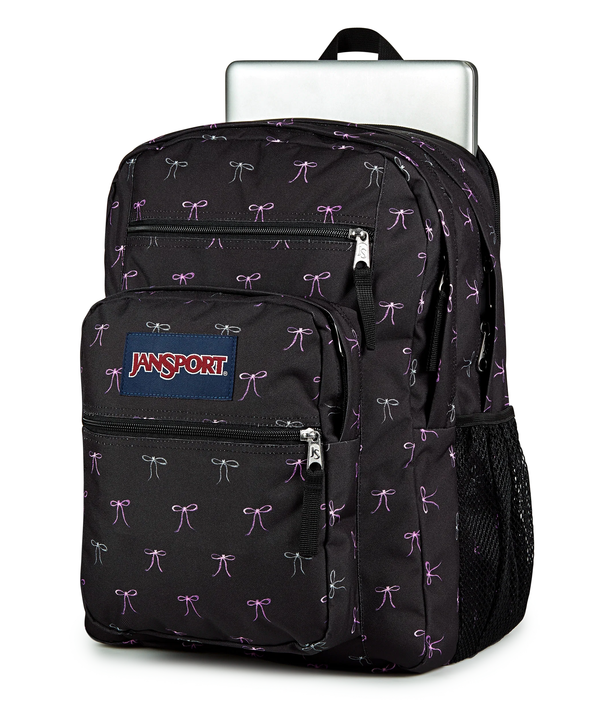 JanSport Big Student Backpack 34L in Bad Bows — detail view 2 # color_Bad Bows
