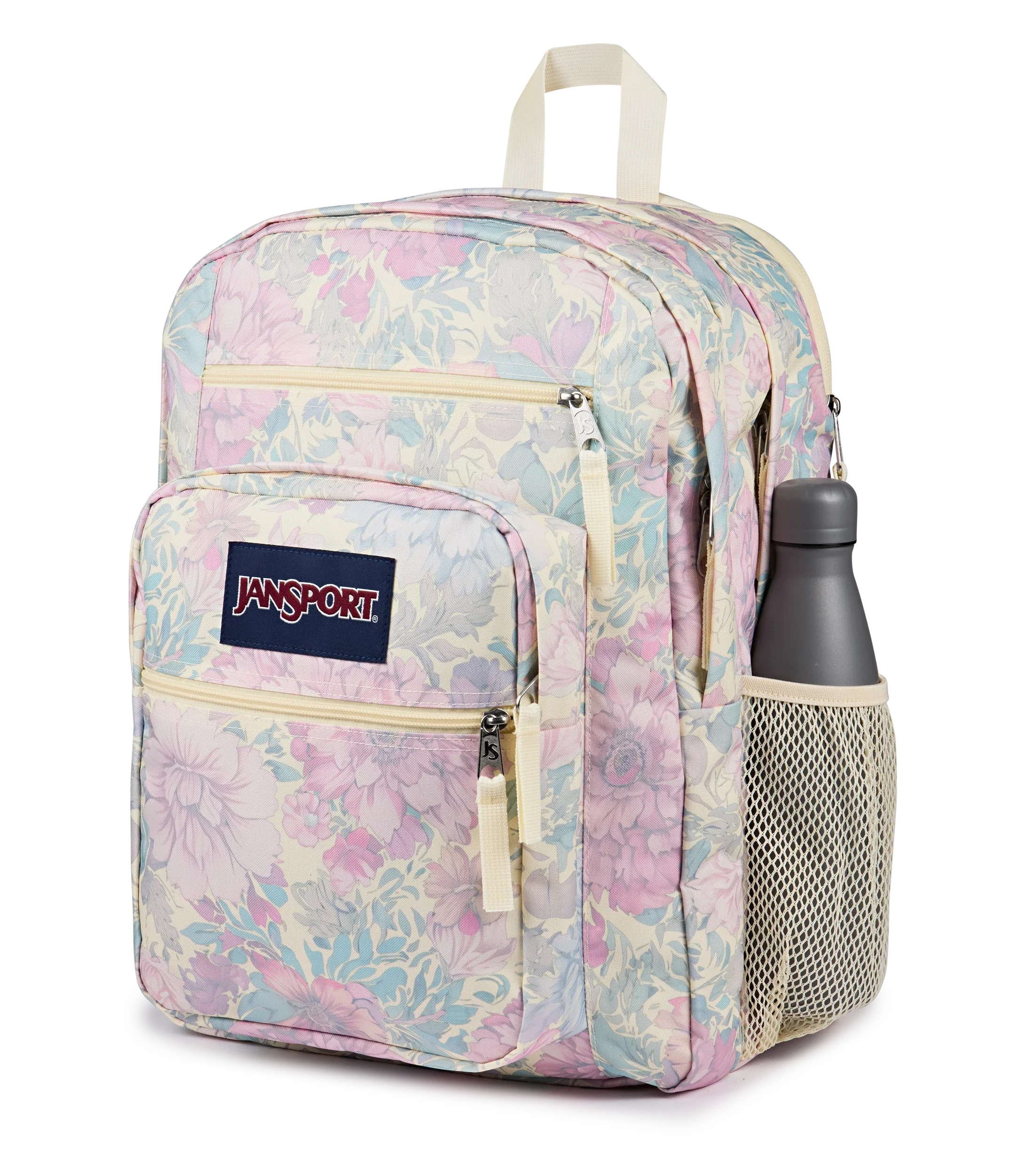 JanSport Big Student Backpack 34L in Faded Tapestry — detail view # color_Faded Tapestry
