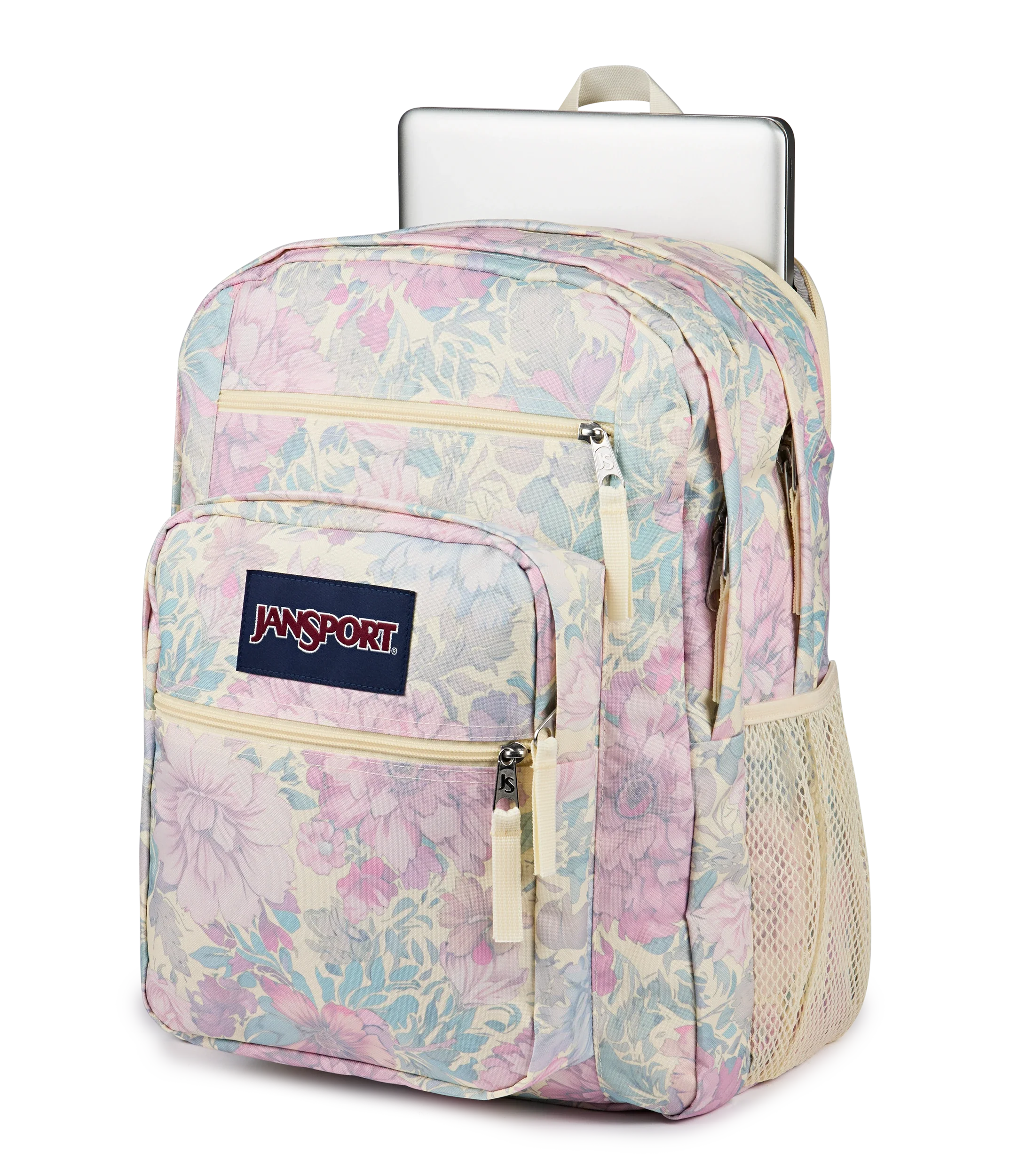 JanSport Big Student Backpack 34L in Faded Tapestry — detail view 2 # color_Faded Tapestry