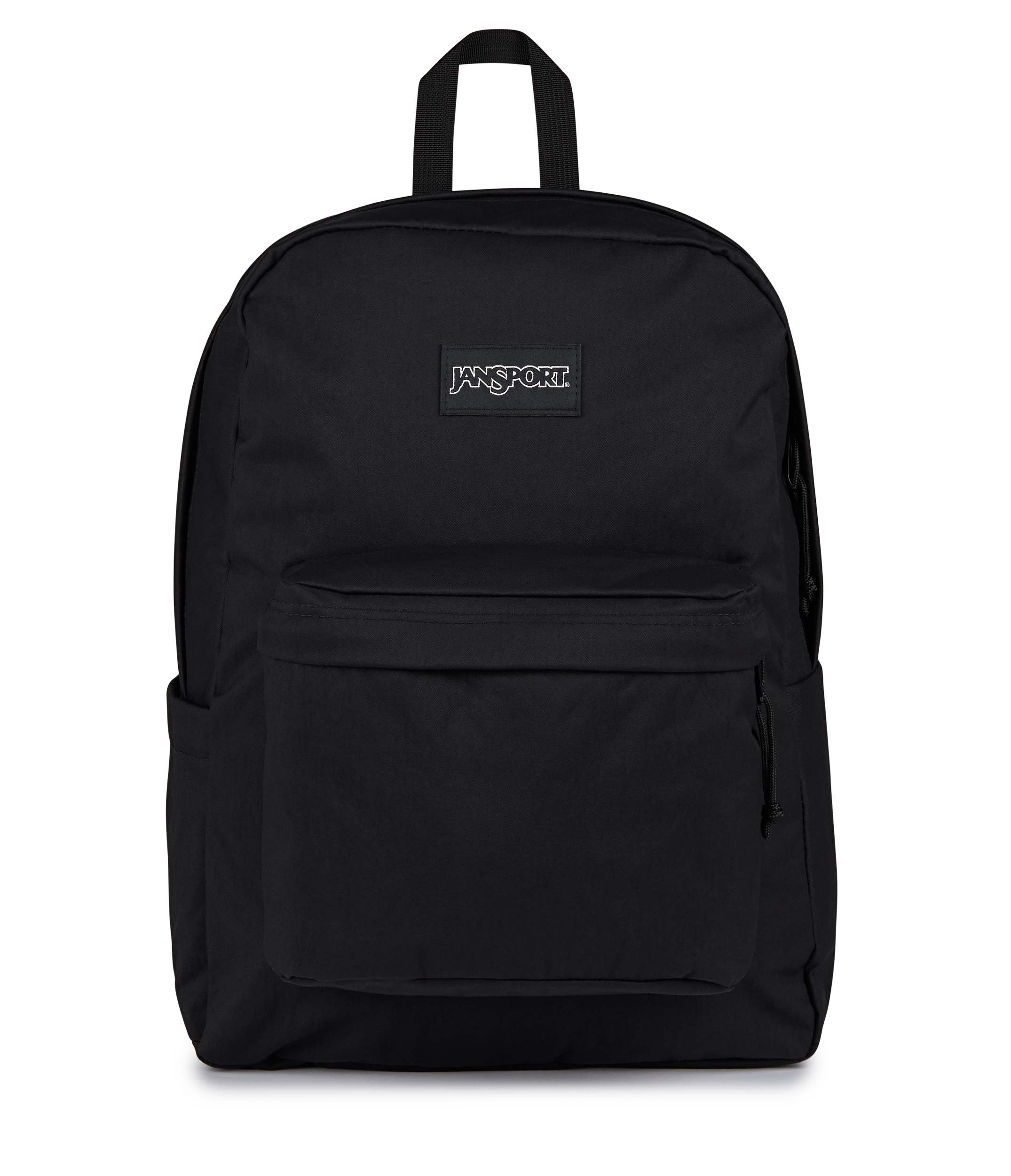 JanSport Superbreak Plus FX in Black — front view