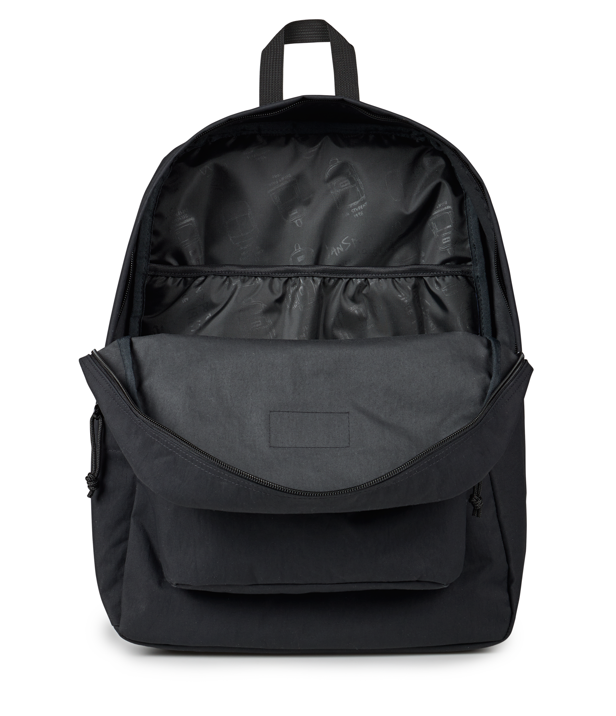 JanSport Superbreak Plus FX in Black — angle view 4