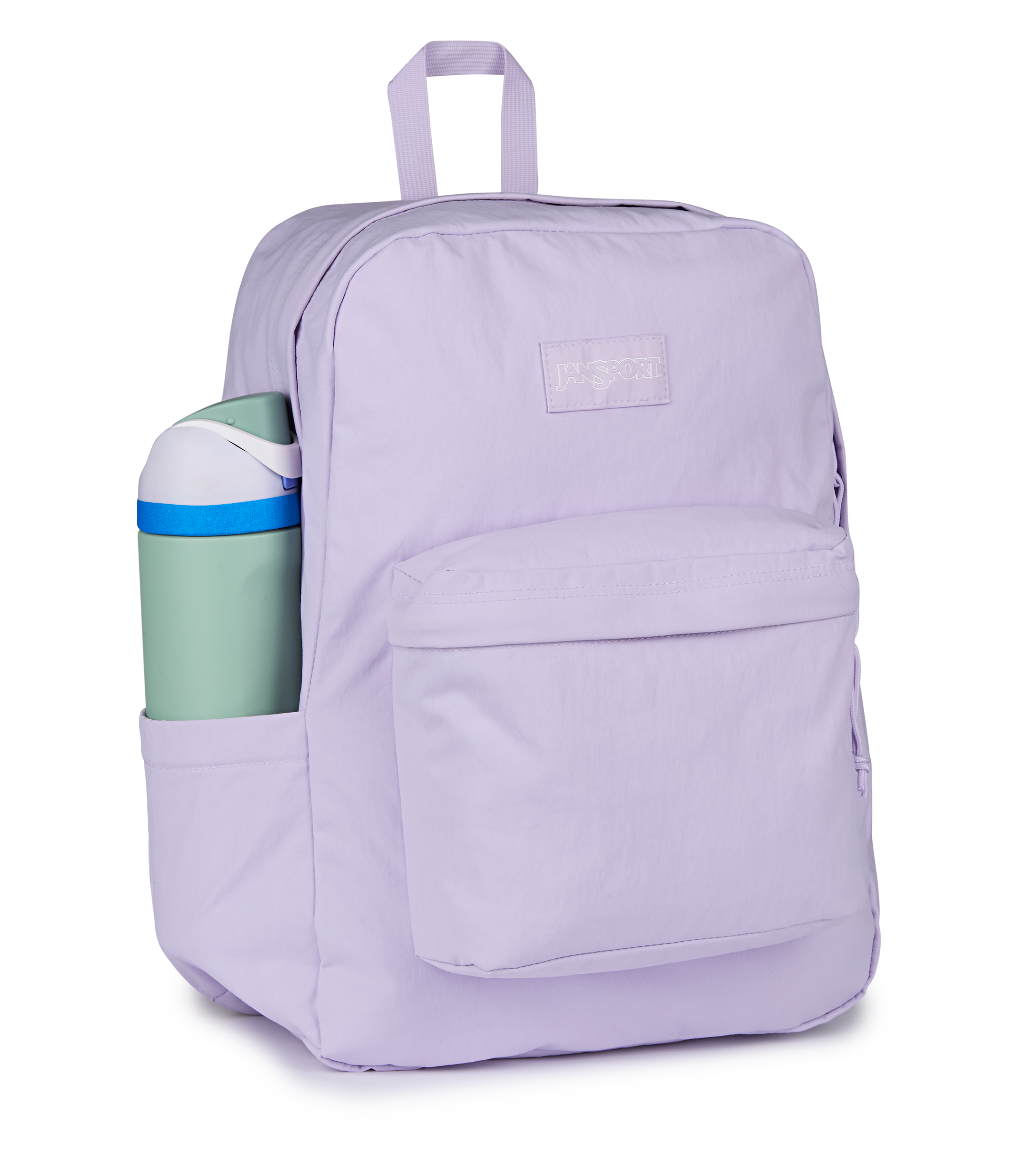 JanSport Superbreak Plus FX in Pastel Lilac — detail view