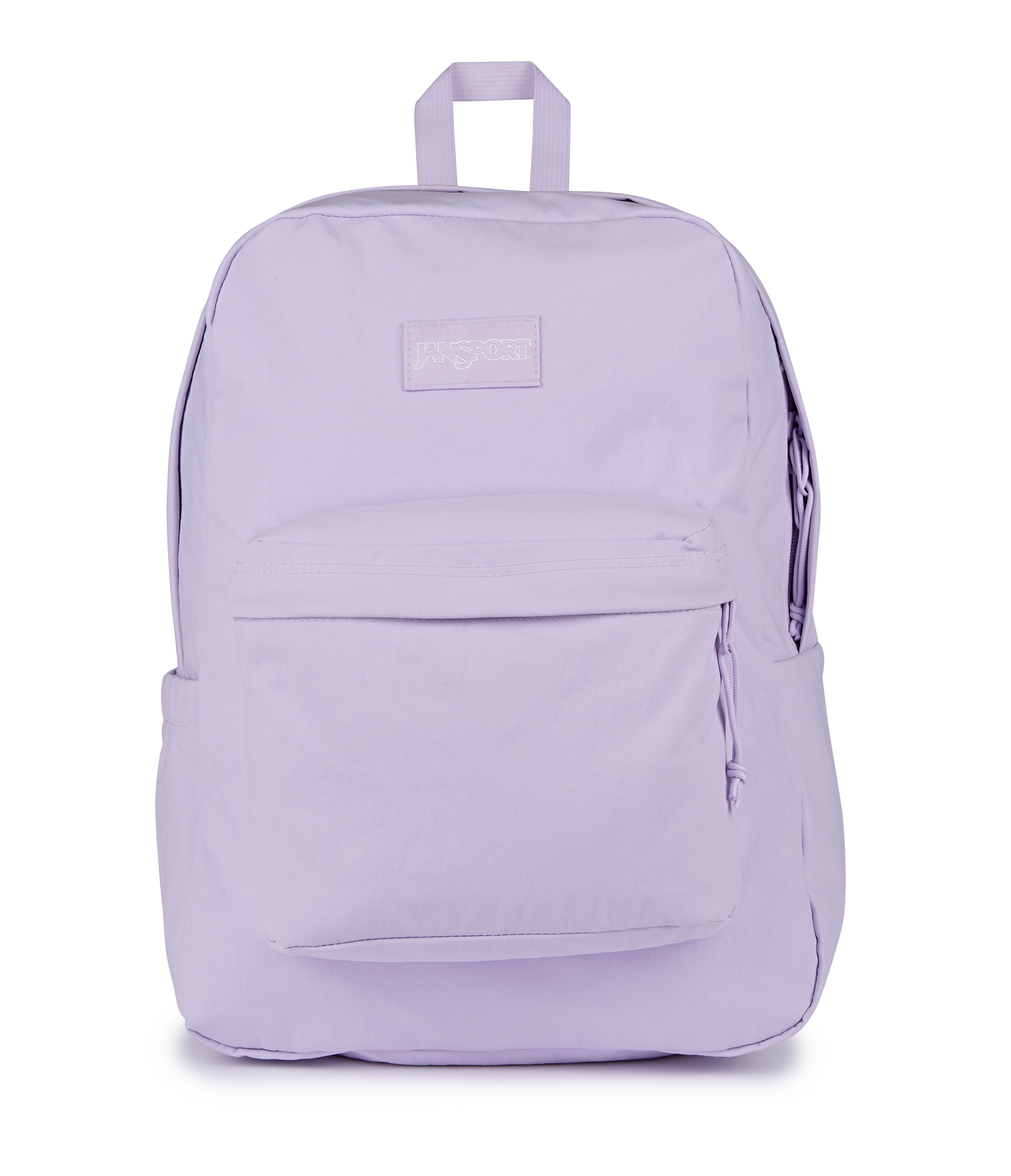 JanSport Superbreak Plus FX in Pastel Lilac — front view