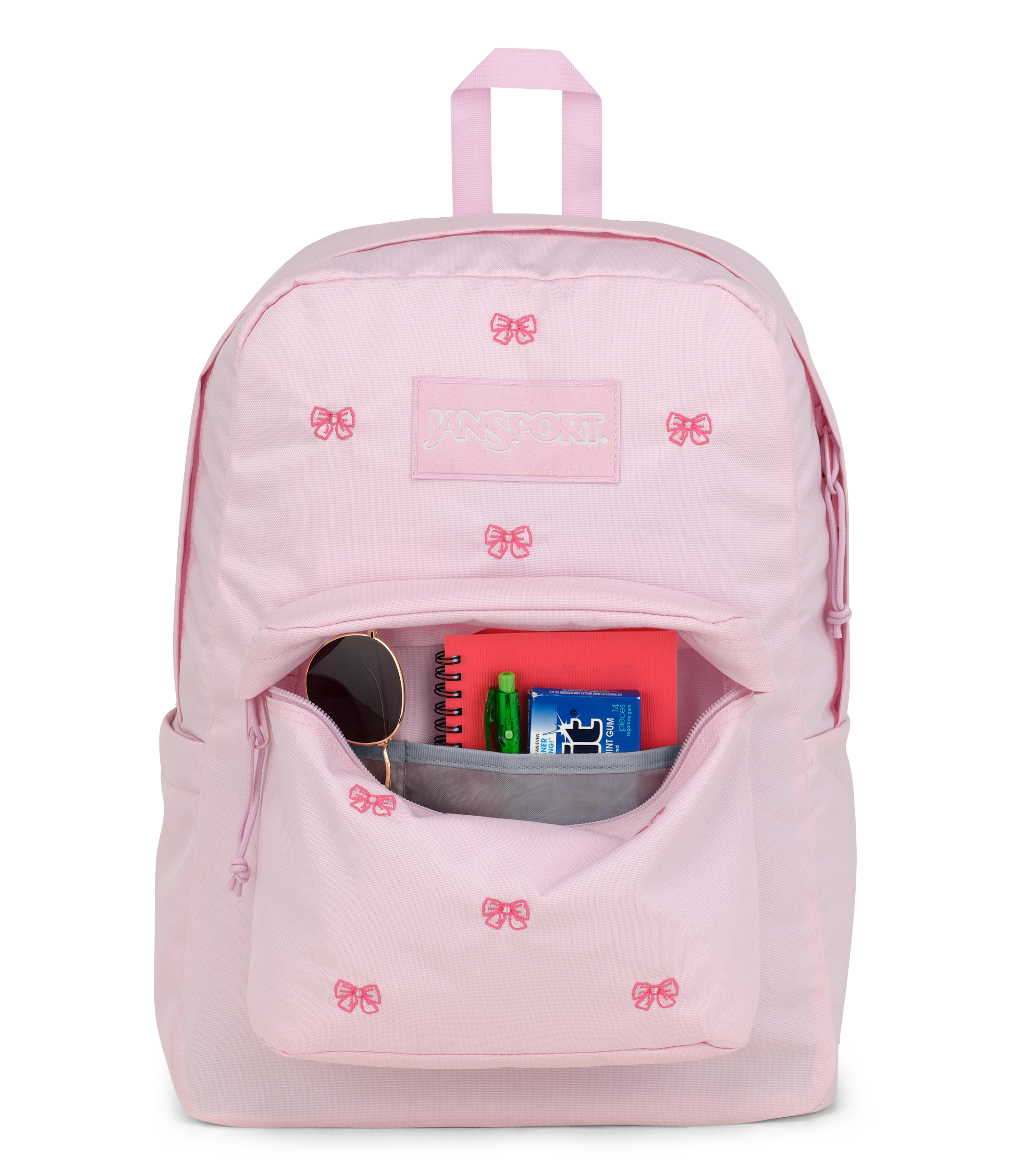 JanSport Superbreak Plus FX in Embroidered Bows — detail view 3