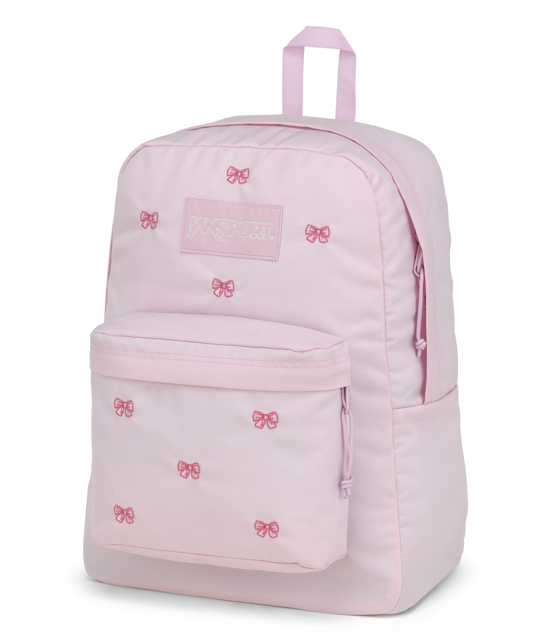 JanSport Superbreak Plus FX in Embroidered Bows — angle view 4
