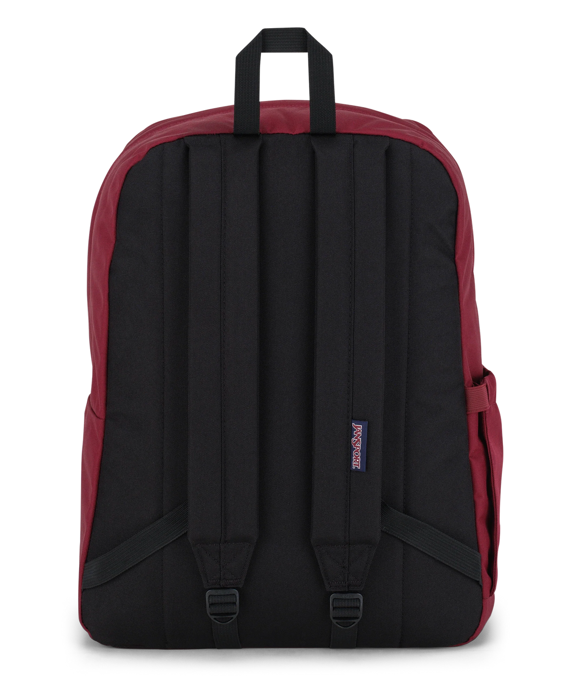 JanSport SuperBreak Plus Iconic Style in Russet Red — back view