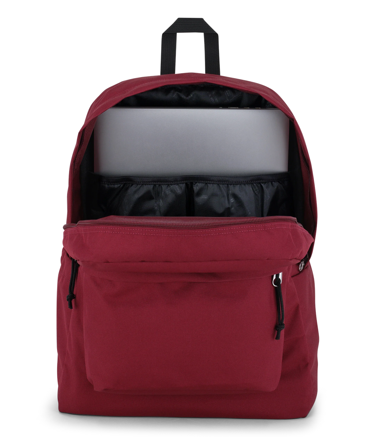 JanSport SuperBreak Plus Iconic Style in Russet Red — detail view 2