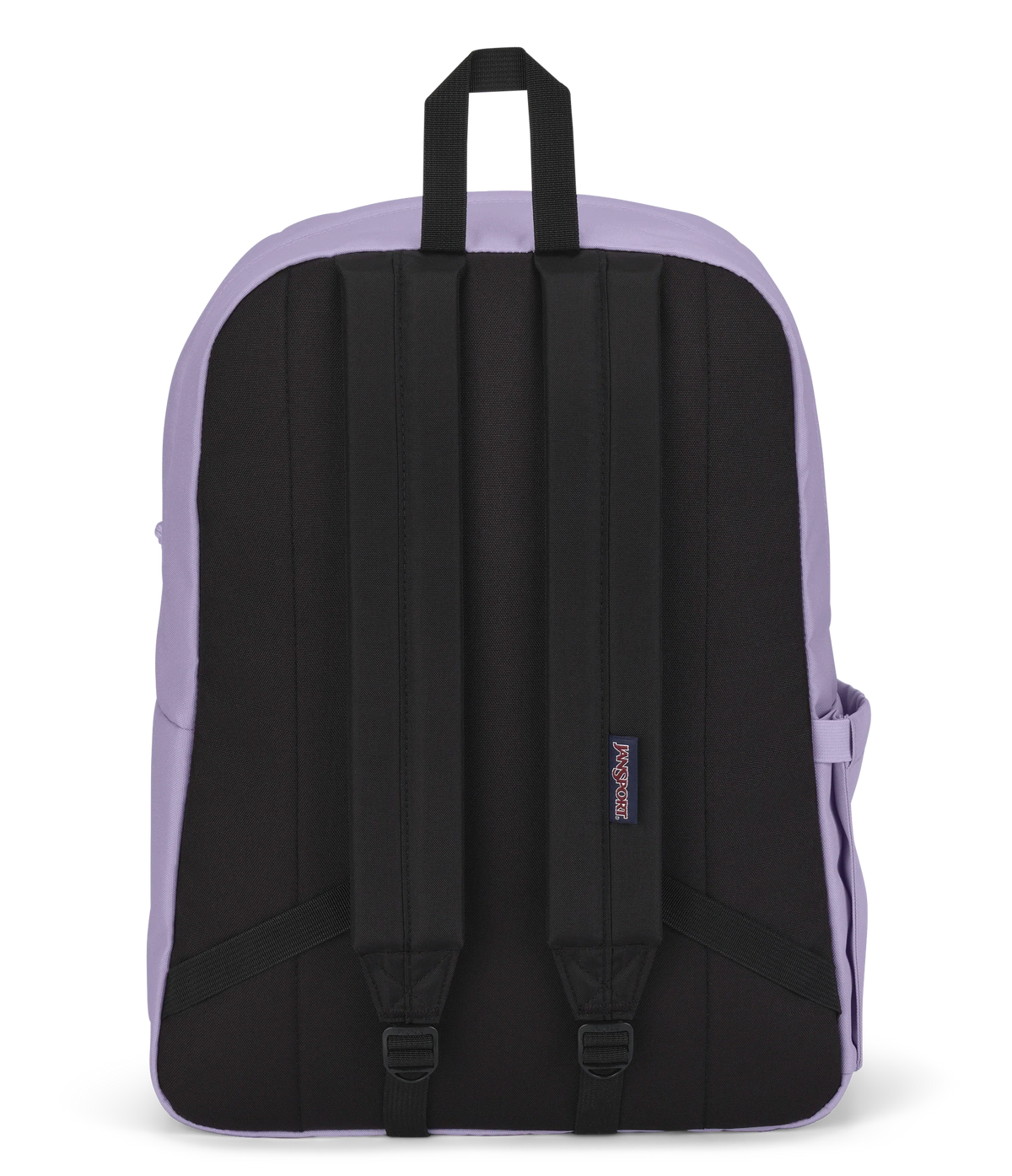 JanSport SuperBreak Plus Iconic Style in Pastel Lilac — back view