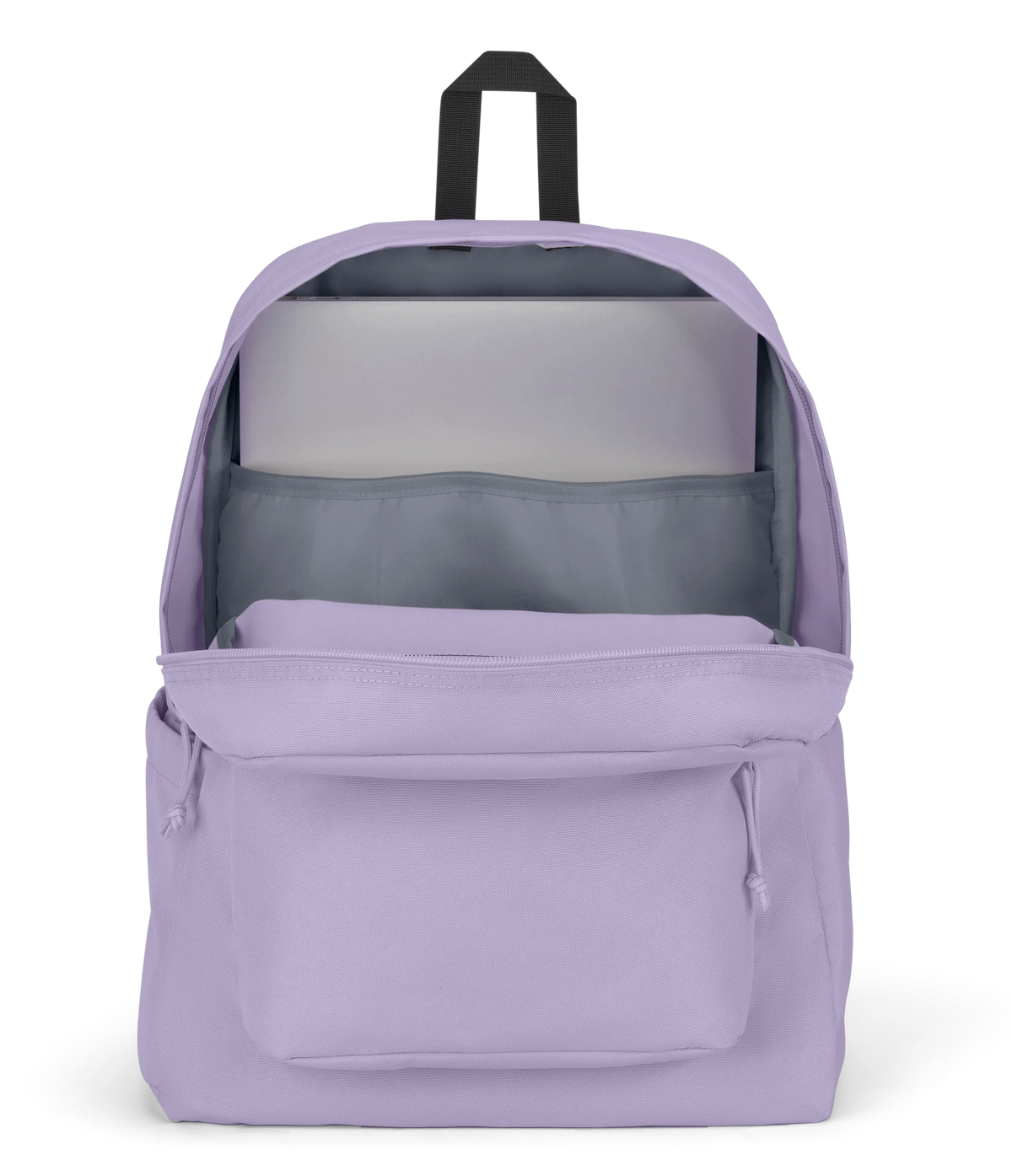 JanSport SuperBreak Plus Iconic Style in Pastel Lilac — detail view 2