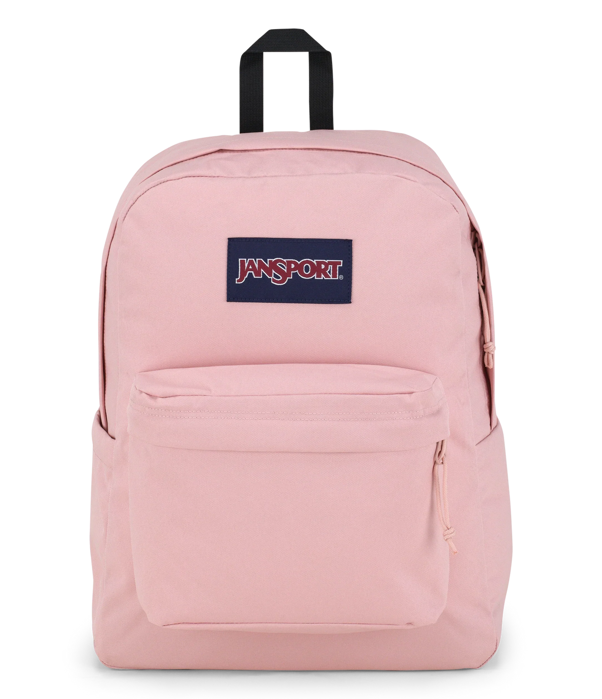 JanSport SuperBreak Plus Iconic Style in Misty Rose — front view