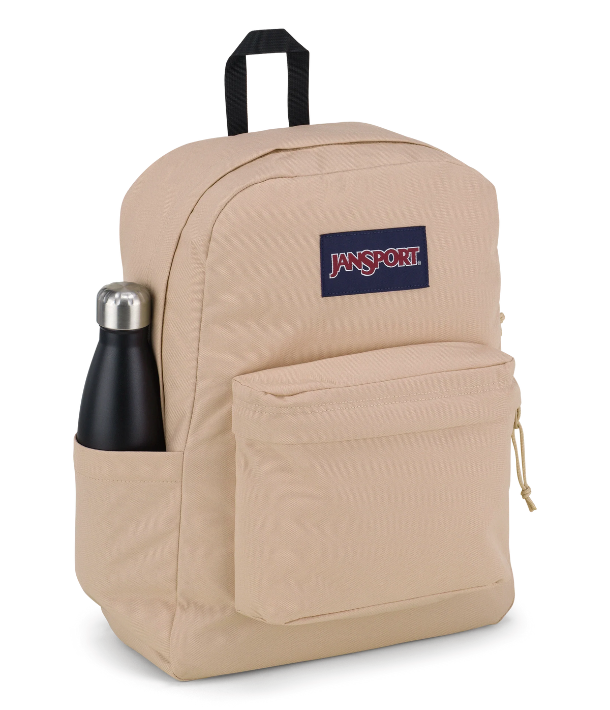 JanSport SuperBreak Plus Iconic Style in Travertine — detail view