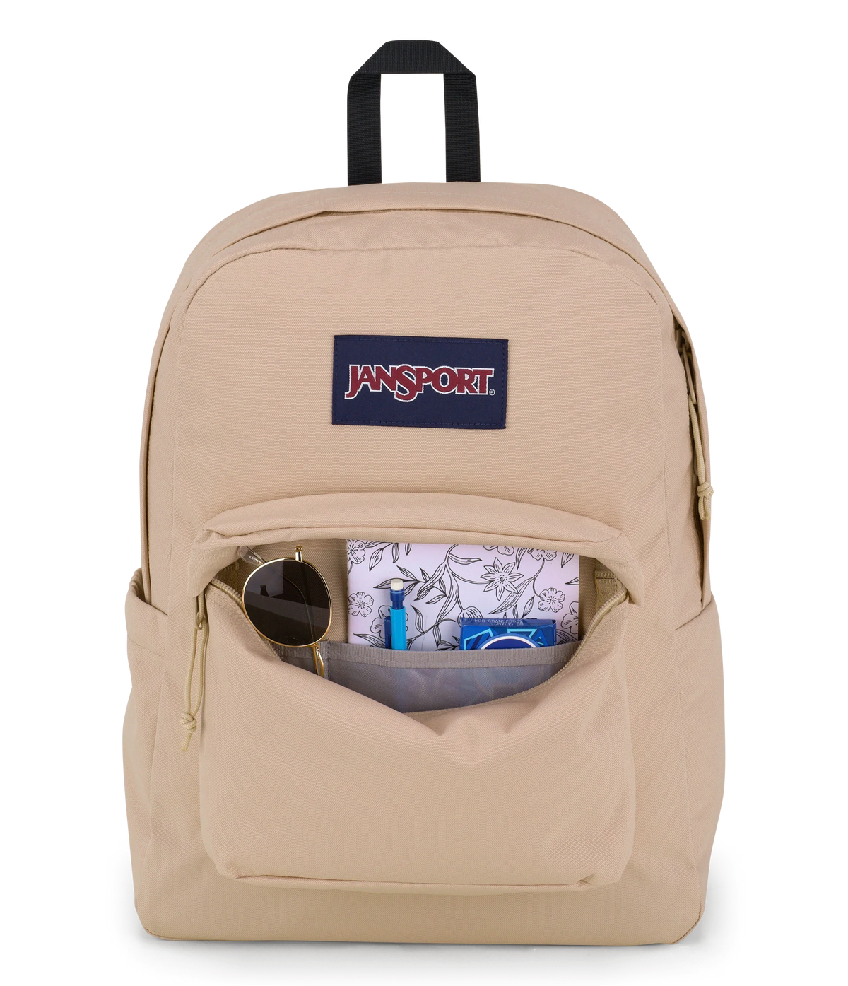 JanSport SuperBreak Plus Iconic Style in Travertine — detail view 3