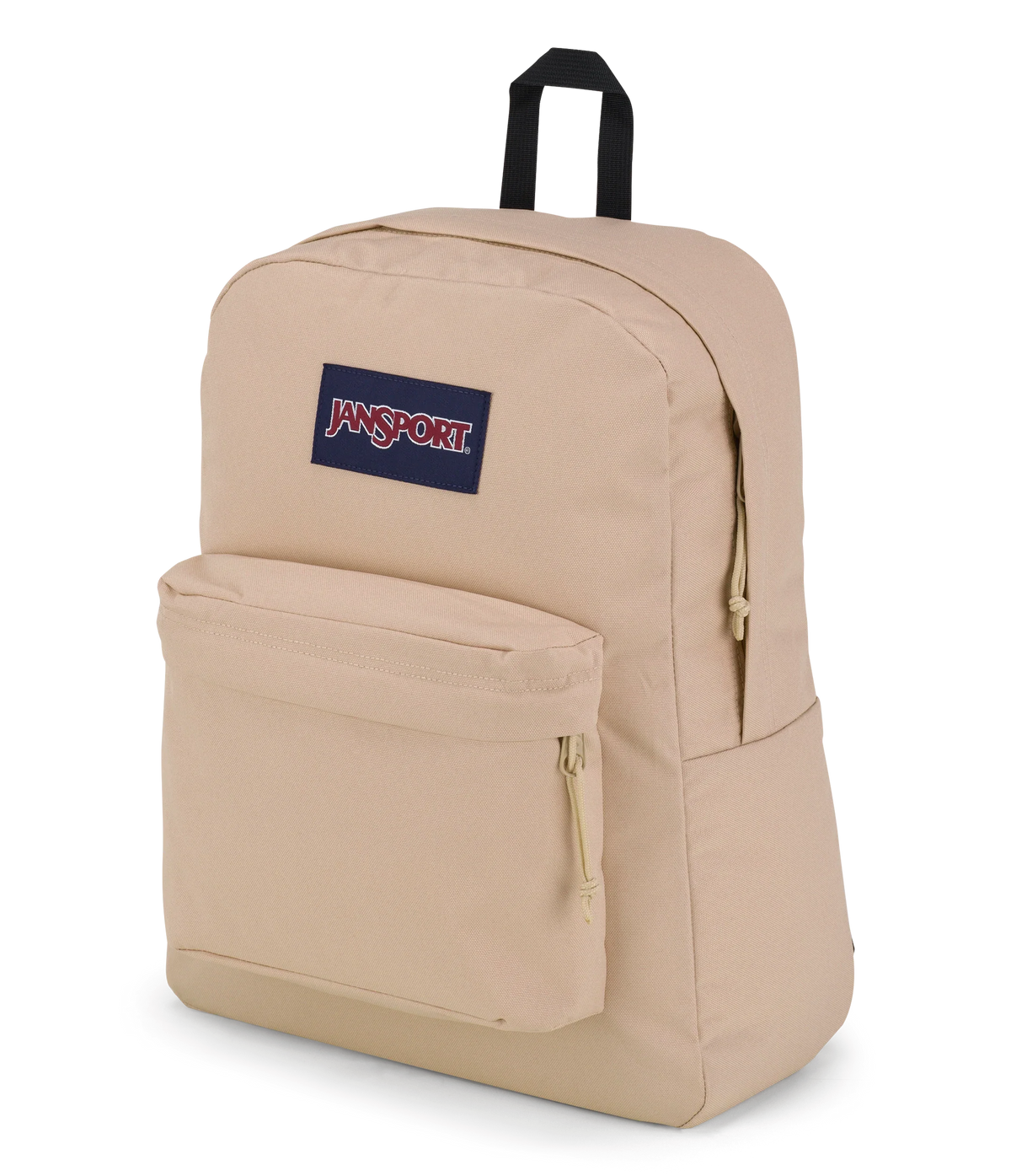 JanSport SuperBreak Plus Iconic Style in Travertine — angle view