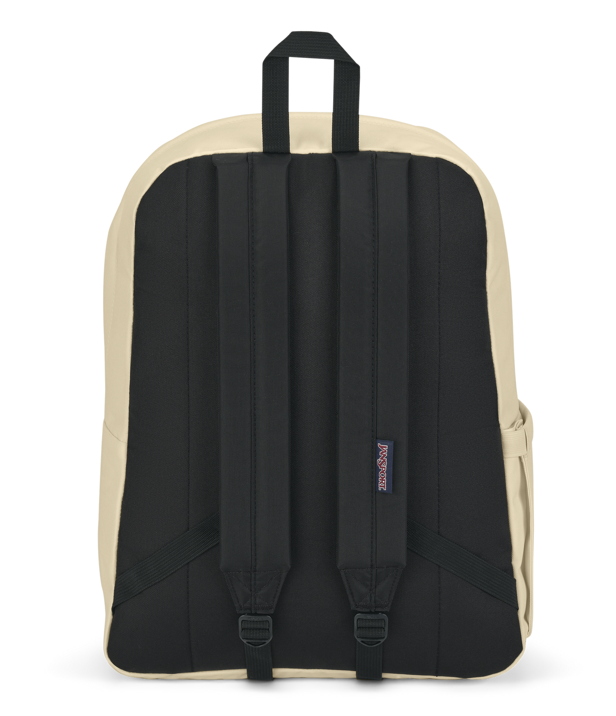 JanSport SuperBreak Plus Iconic Style in Coconut — back view