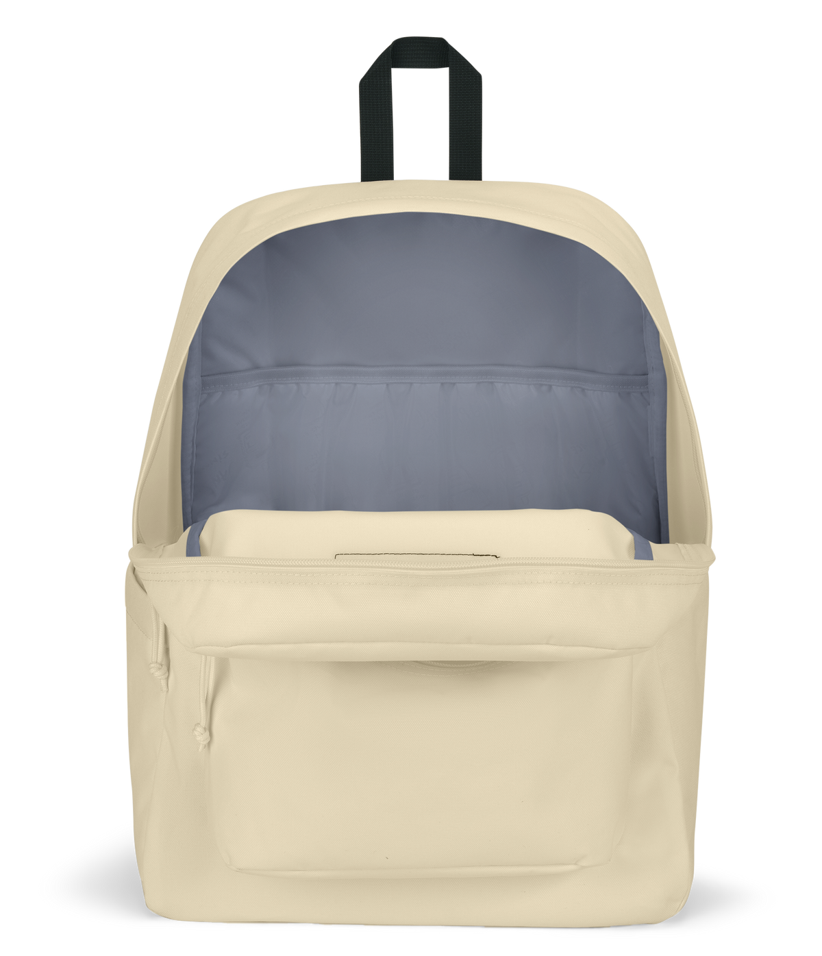 JanSport SuperBreak Plus Iconic Style in Coconut — interior view