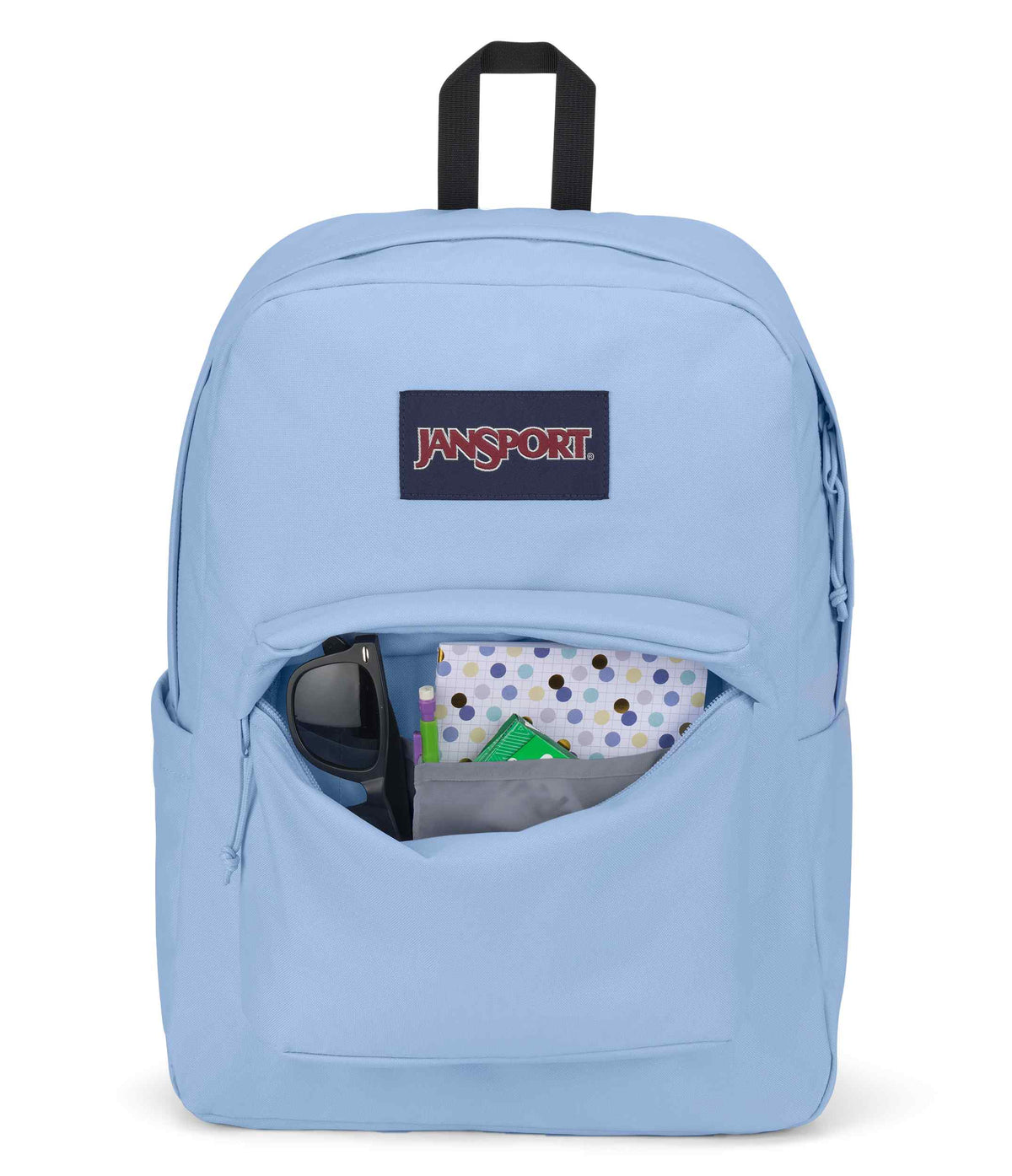 JanSport SuperBreak Plus Iconic Style in Hydrangea — detail view 3