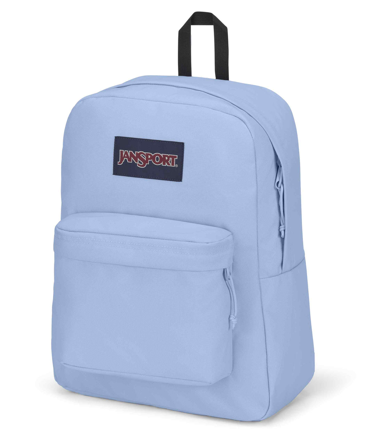 JanSport SuperBreak Plus Iconic Style in Hydrangea — angle view