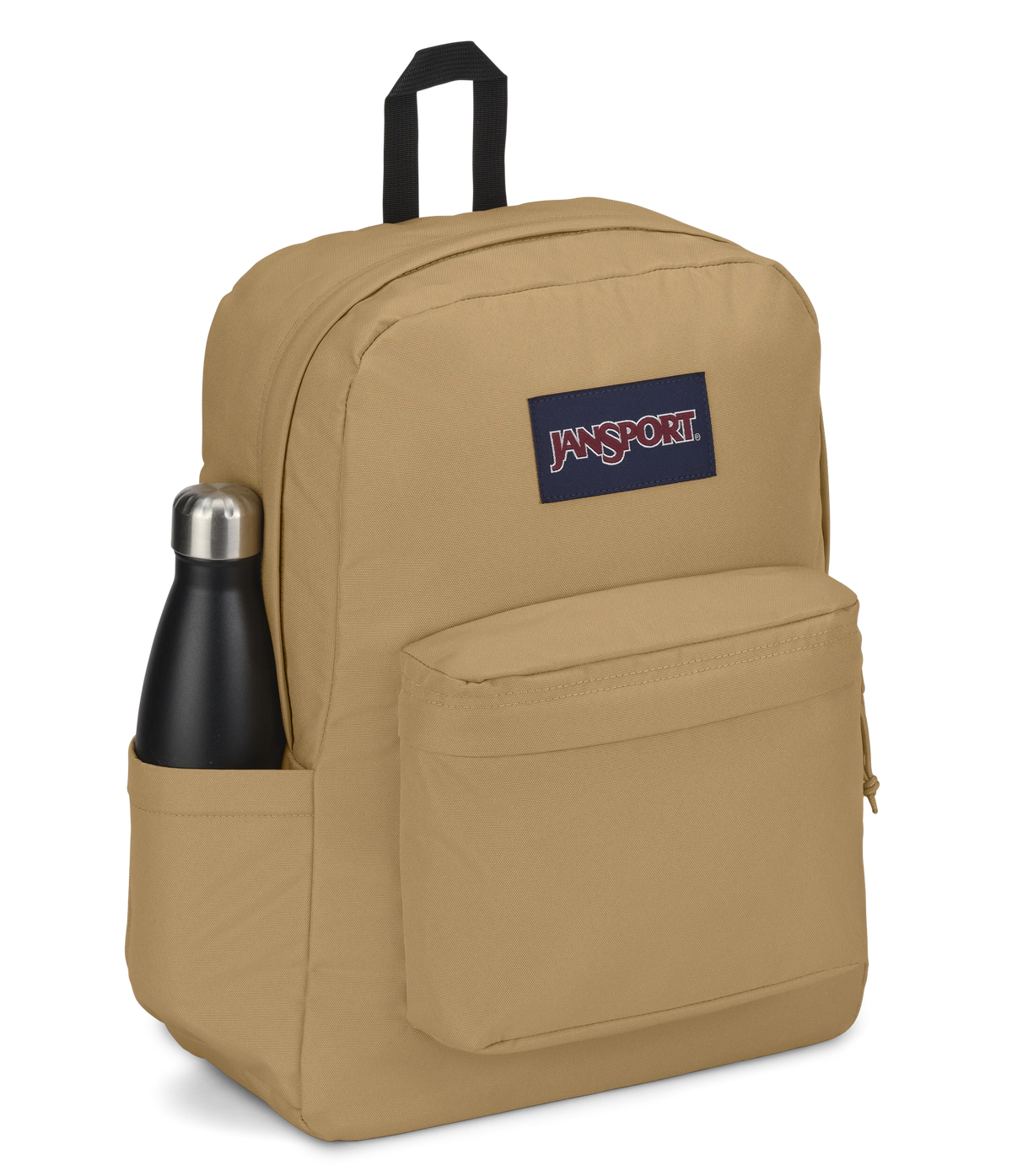 JanSport SuperBreak Plus Iconic Style in Curry — detail view