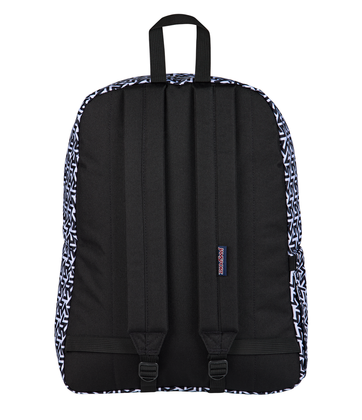 JanSport SuperBreak Plus Iconic Style in Team Colors White — back view