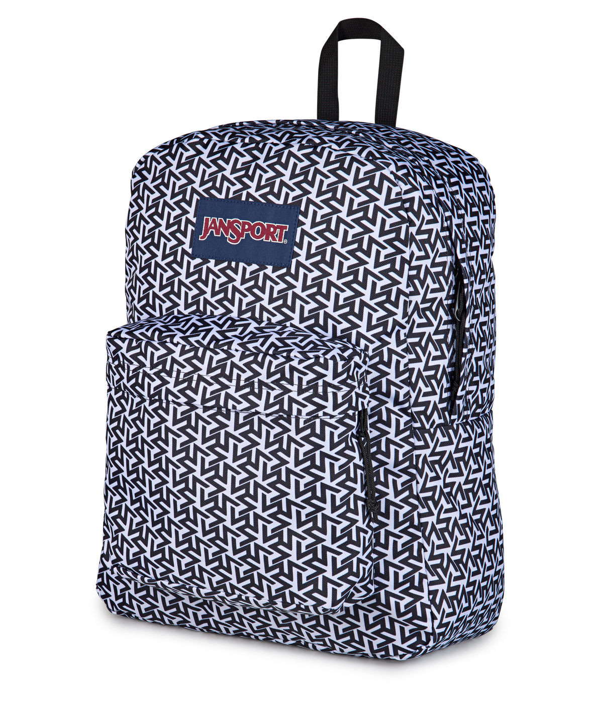 JanSport SuperBreak Plus Iconic Style in Team Colors White — side view