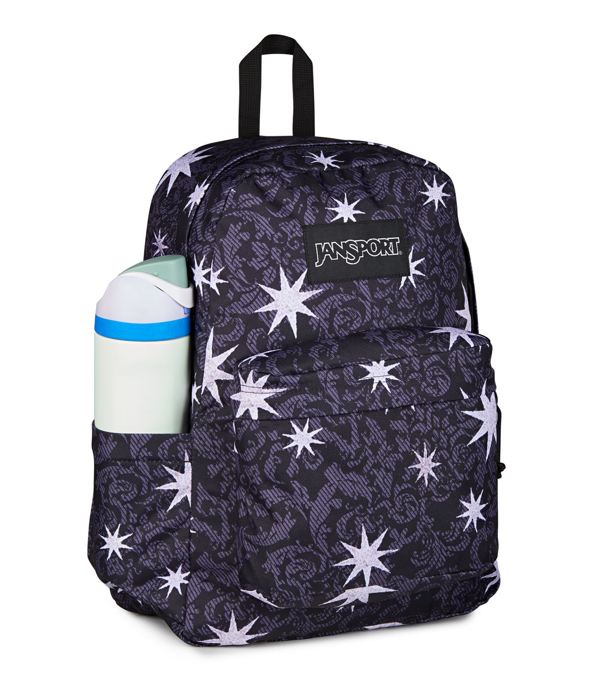 JanSport SuperBreak Plus Iconic Style in Castle Tapestry — detail view