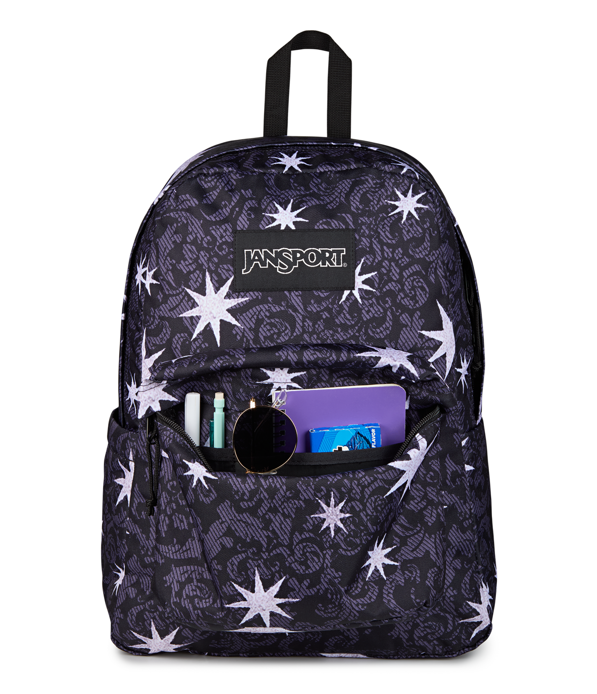 JanSport SuperBreak Plus Iconic Style in Castle Tapestry — detail view 2