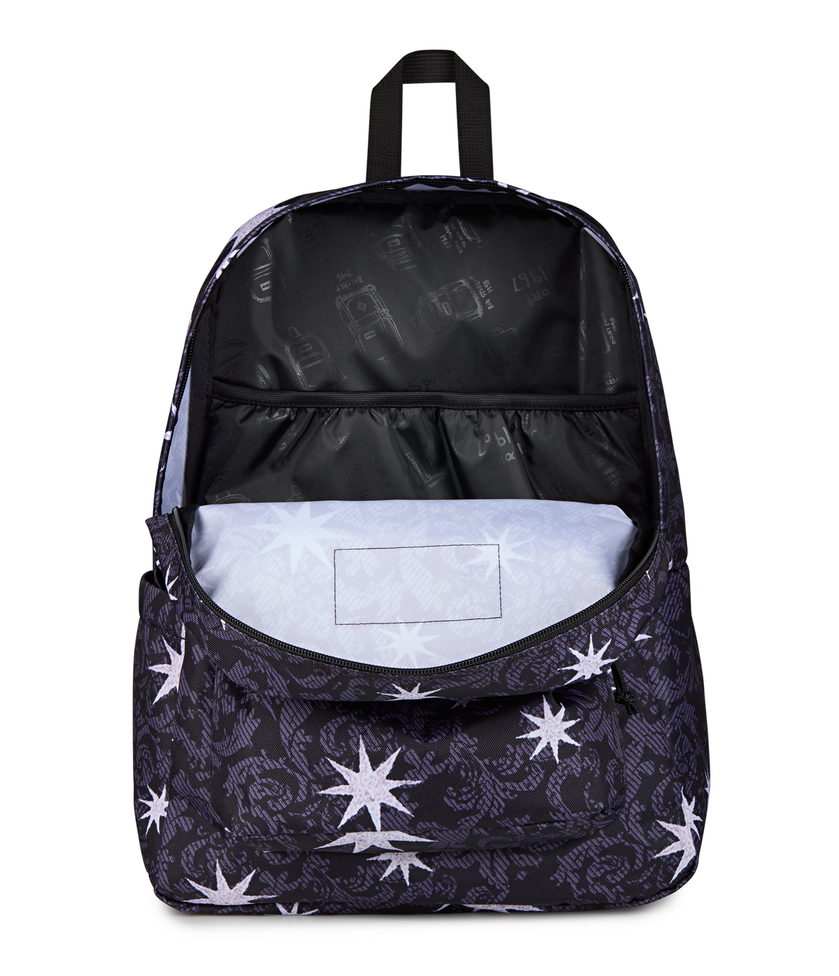JanSport SuperBreak Plus Iconic Style in Castle Tapestry — interior view 2