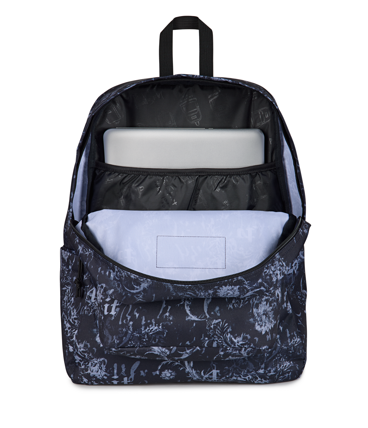 JanSport SuperBreak Plus Iconic Style in Afflicted — interior view